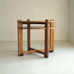 Tavolino olandese Art Deco Haagse School di Jan den Drijver per De Stijl