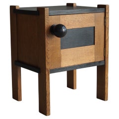 Mesilla de noche o armario holandés Art Decó de la Escuela Haagse por Cor Alons, ca. 1925