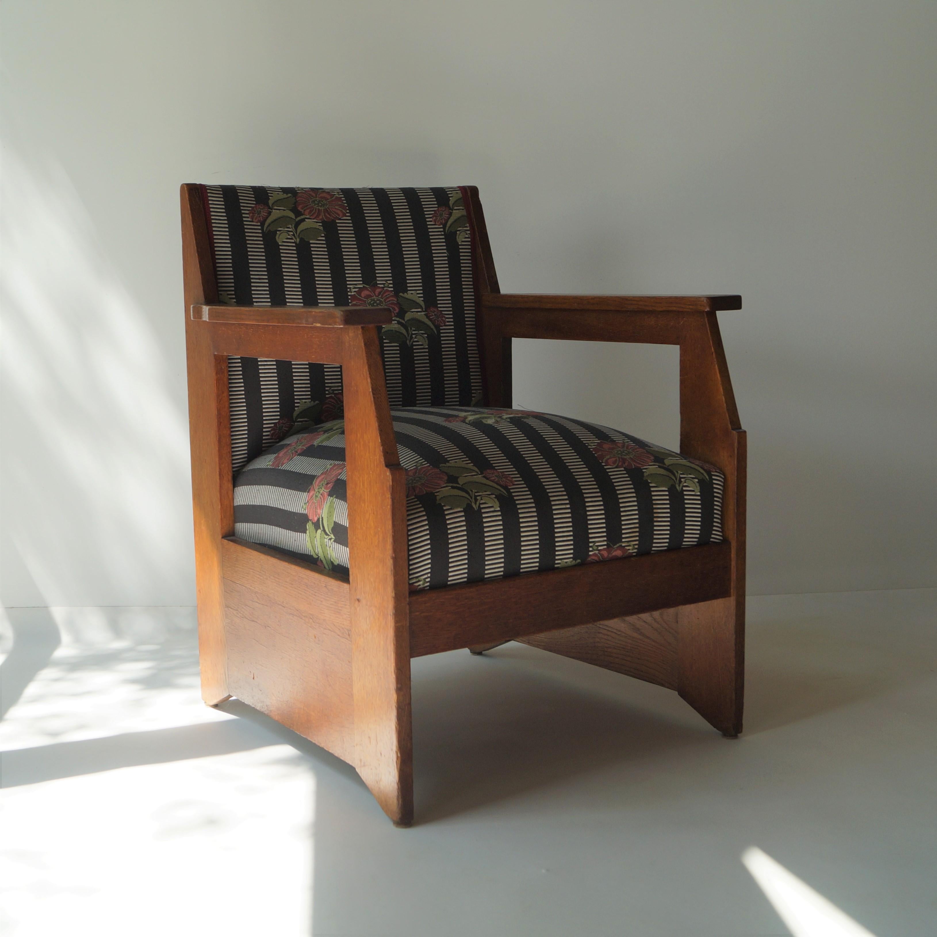 Ensemble de fauteuils Art Déco hollandais de l'école Haagse par H. Wouda pour Pander, 1924 1