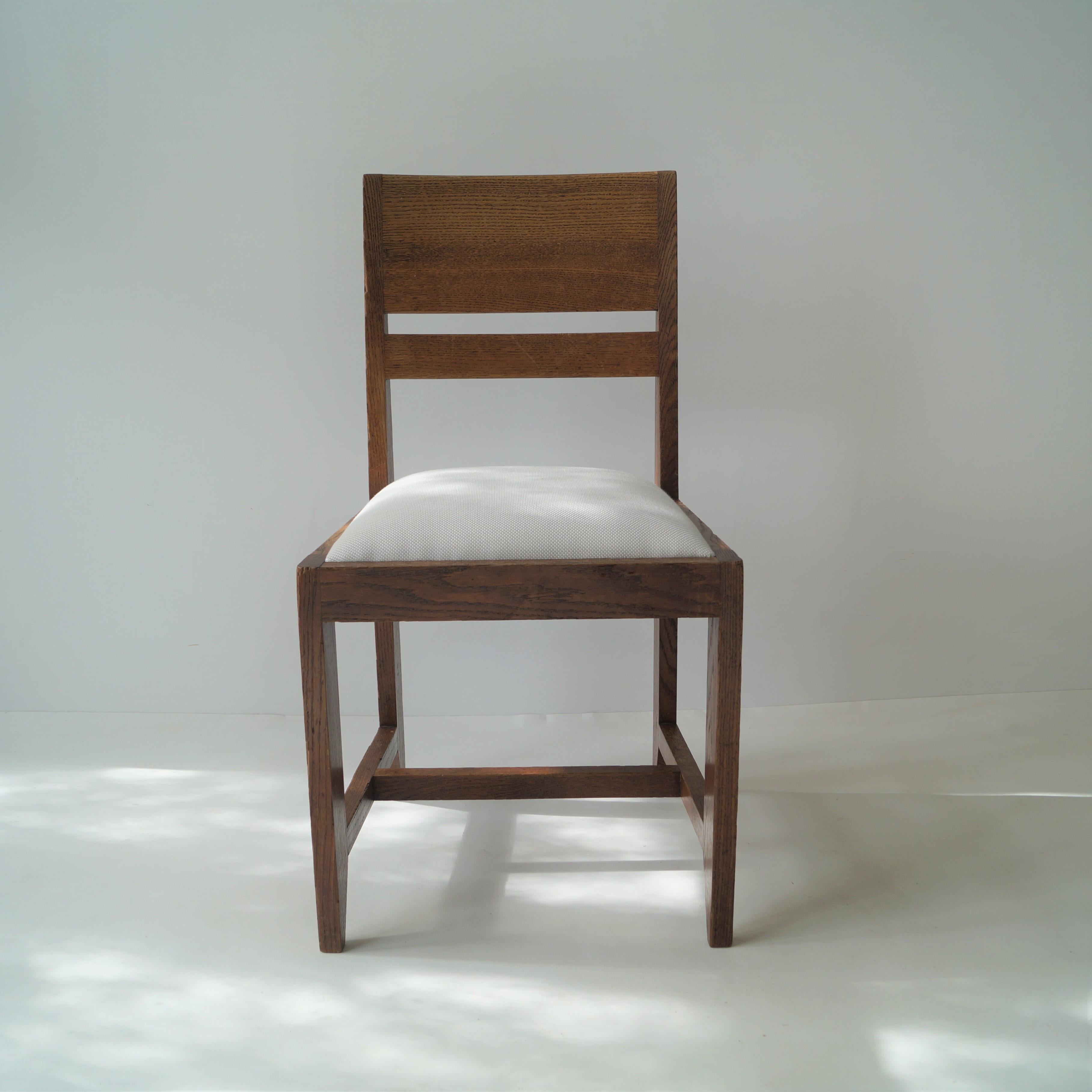 Dutch Art Deco Haagse School side chair by Henrik Wouda for Pander, 1920s 2