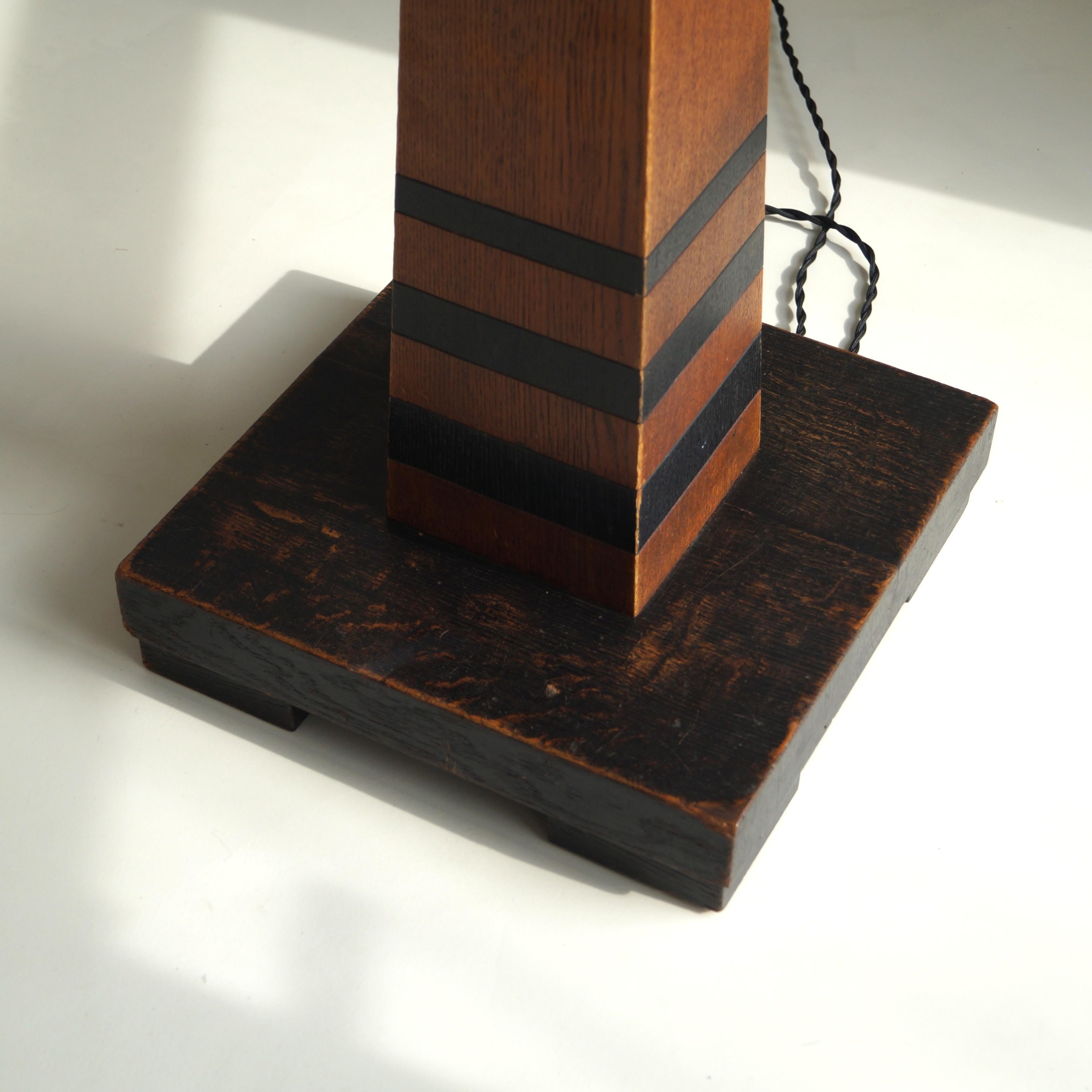 Niederländische Stehlampe im Art-déco-Stil und im kubistischen Stil, 1920er Jahre im Angebot 3