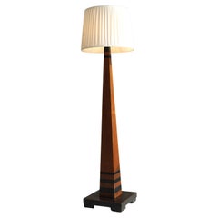 Dutch Art Deco Modernist and Cubist floorlamp, 1920s