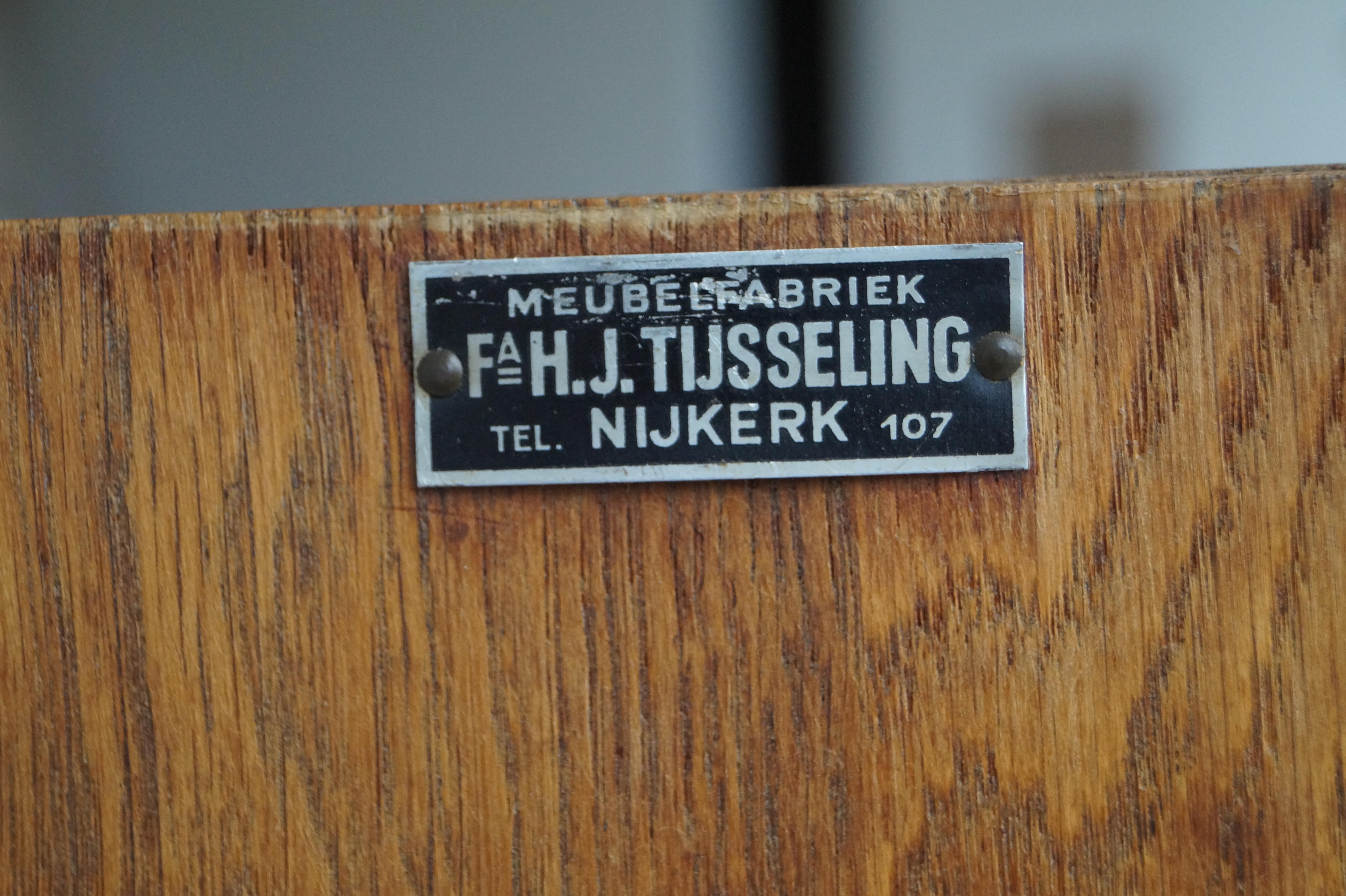 Niederländischer Schreibtisch im Art-Déco-Stil, Niederlande, 1920er Jahre im Angebot 7