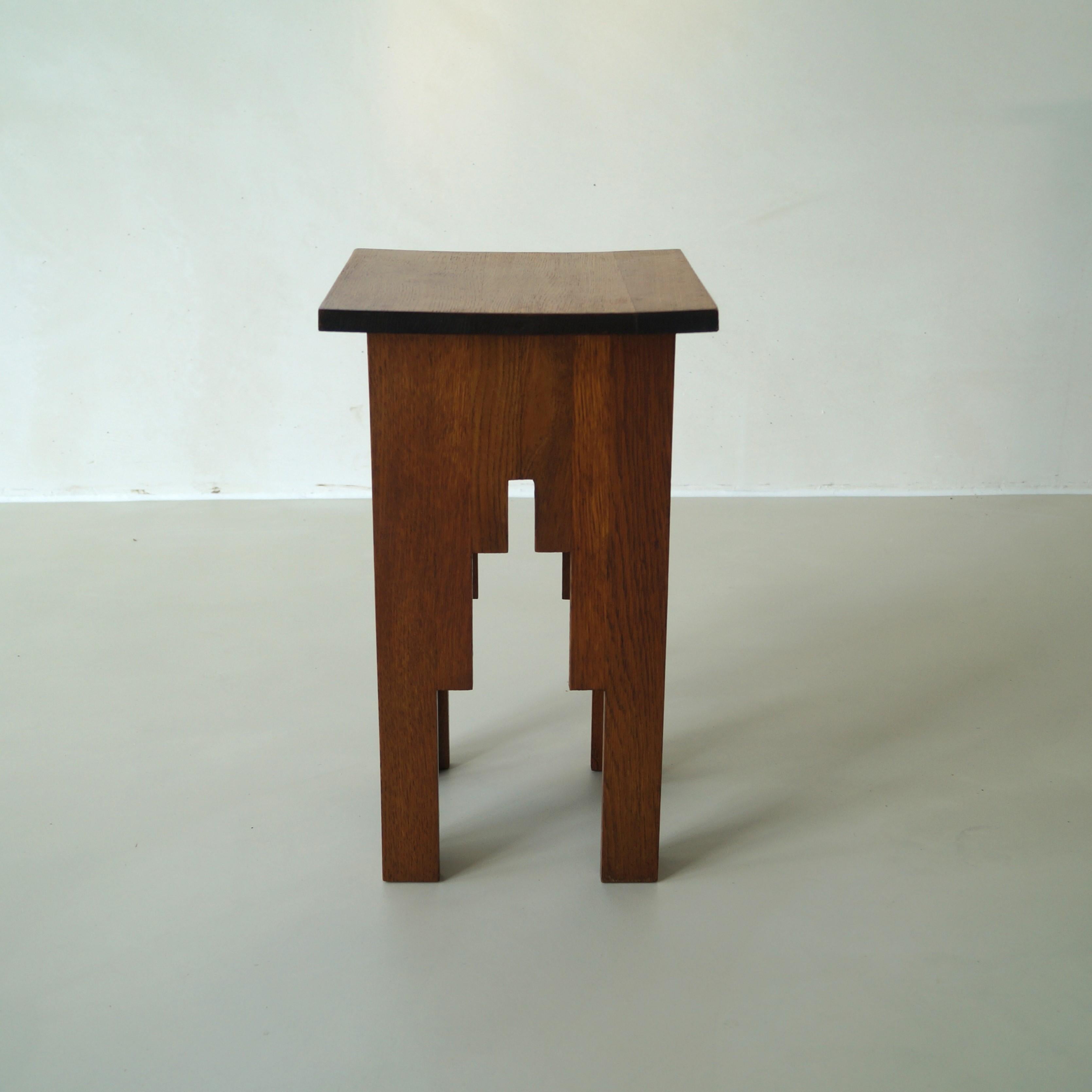 Dutch Art Deco Modernist end table or bedside, 1920s 7