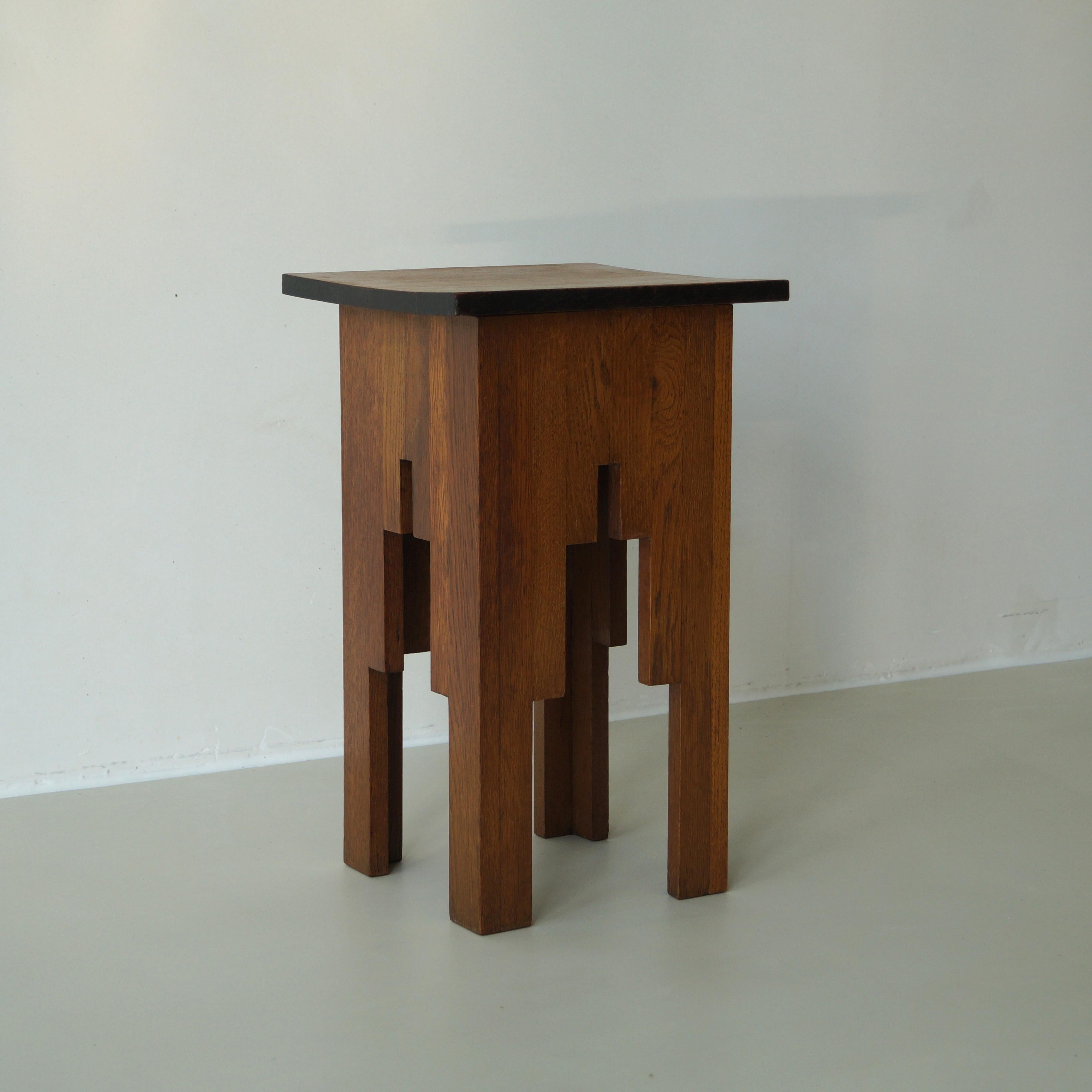 Dutch Art Deco Modernist end table or bedside, 1920s 8