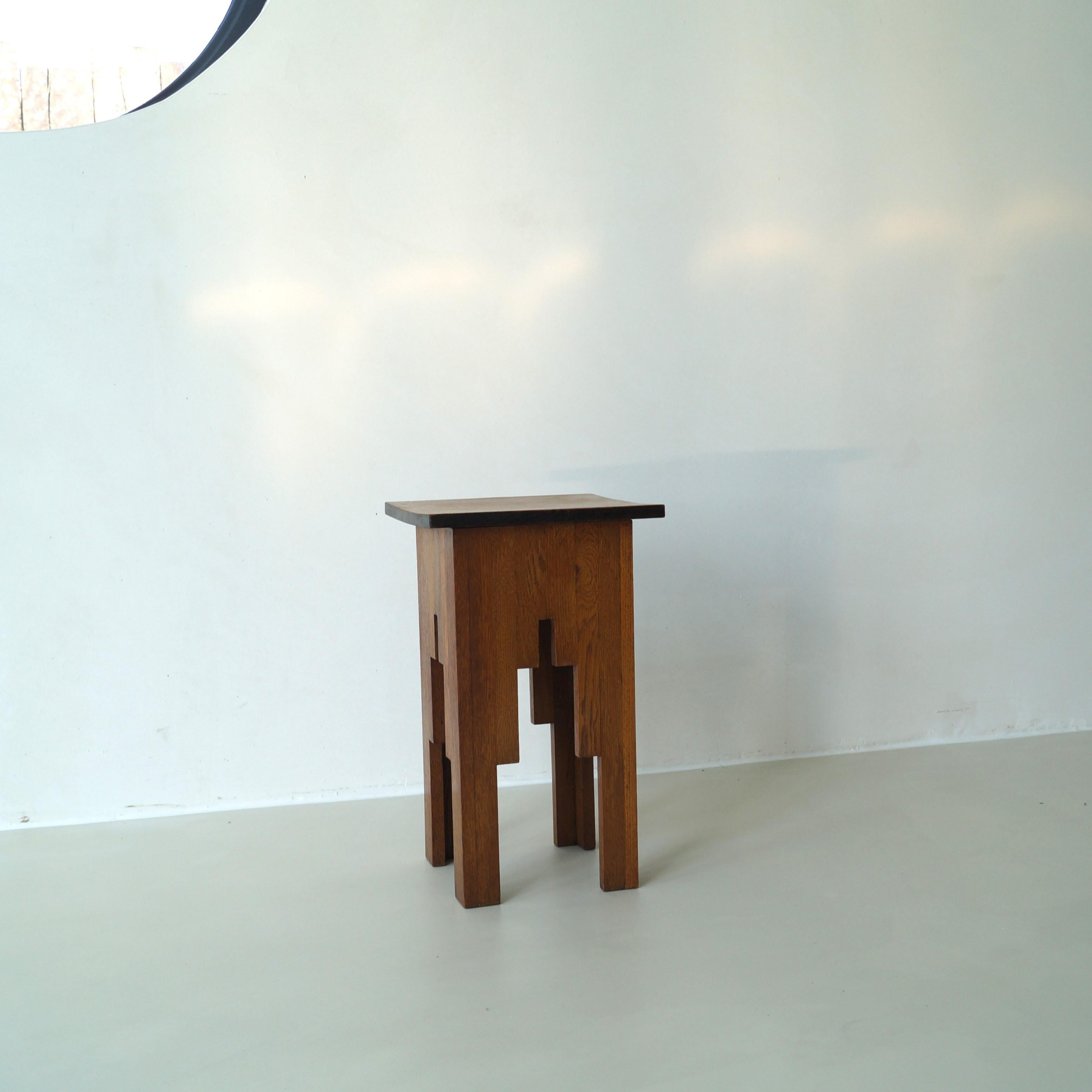 Dutch Art Deco Modernist end table or bedside, 1920s 11