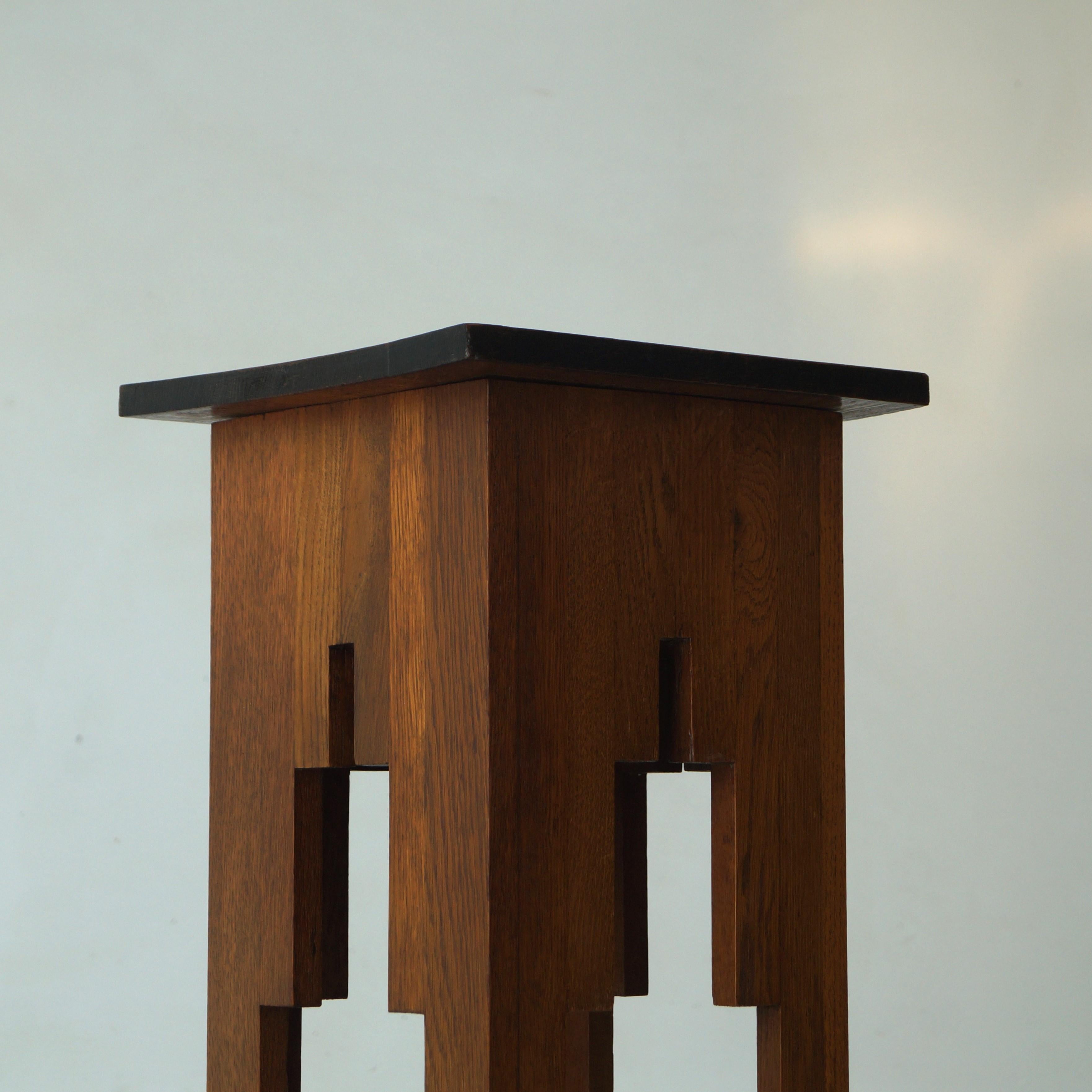 Dutch Art Deco Modernist end table or bedside, 1920s In Good Condition In EVERDINGEN, NL