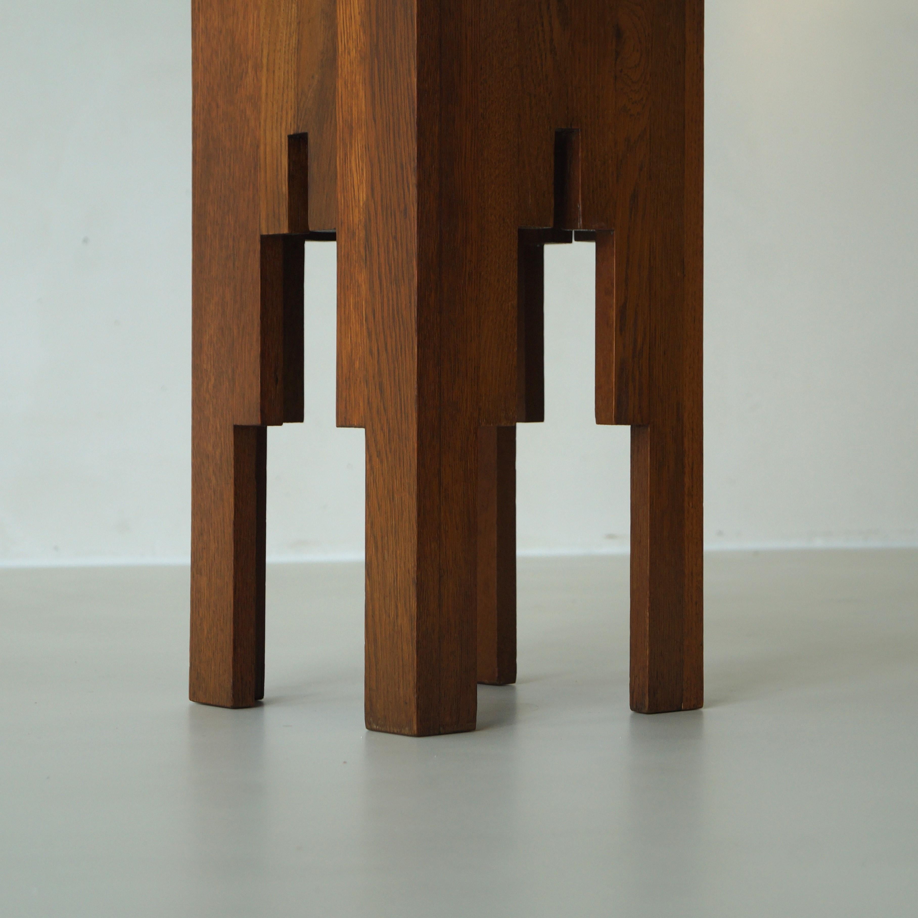 Early 20th Century Dutch Art Deco Modernist end table or bedside, 1920s