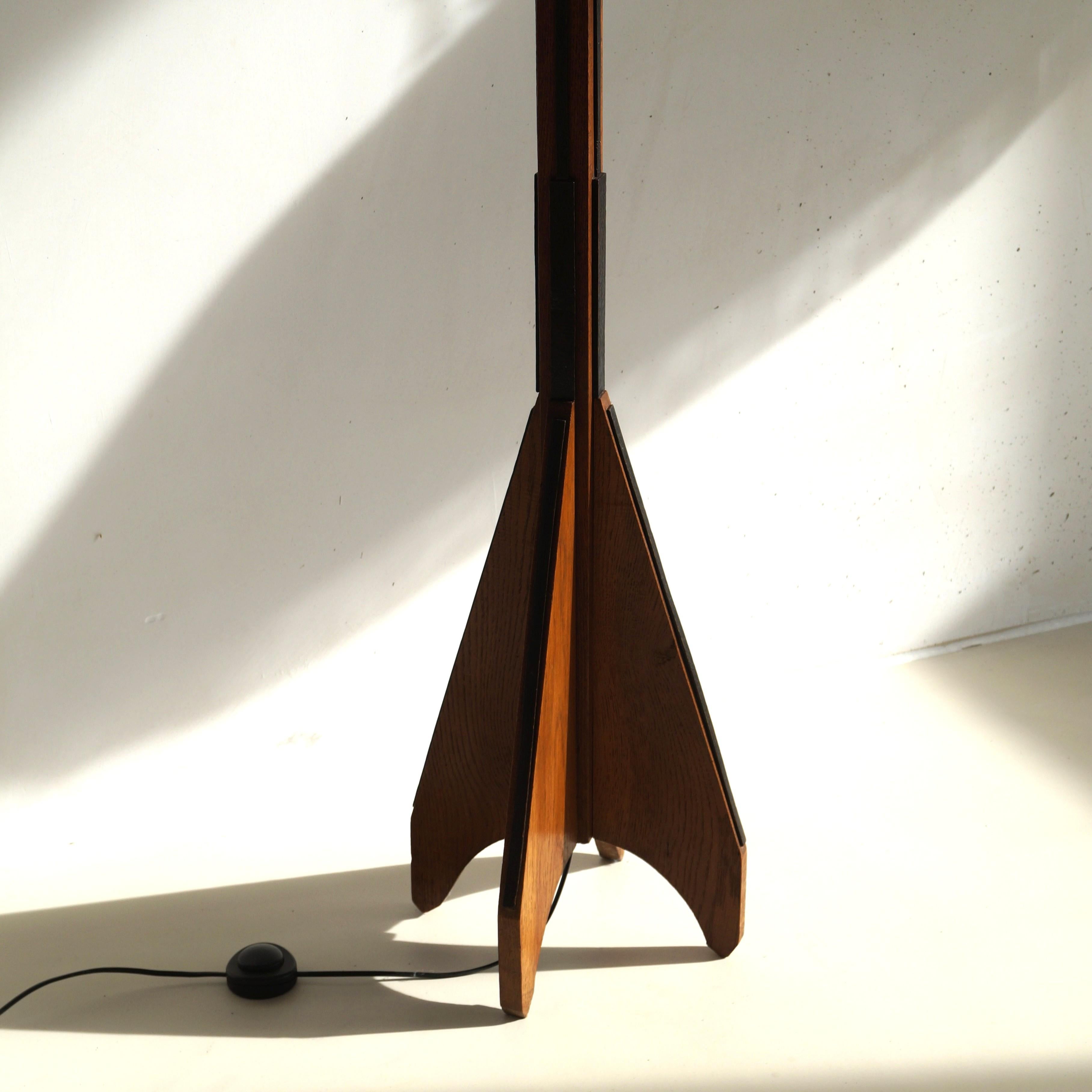 Lampada da terra olandese in stile Art Déco modernista, anni '20 4