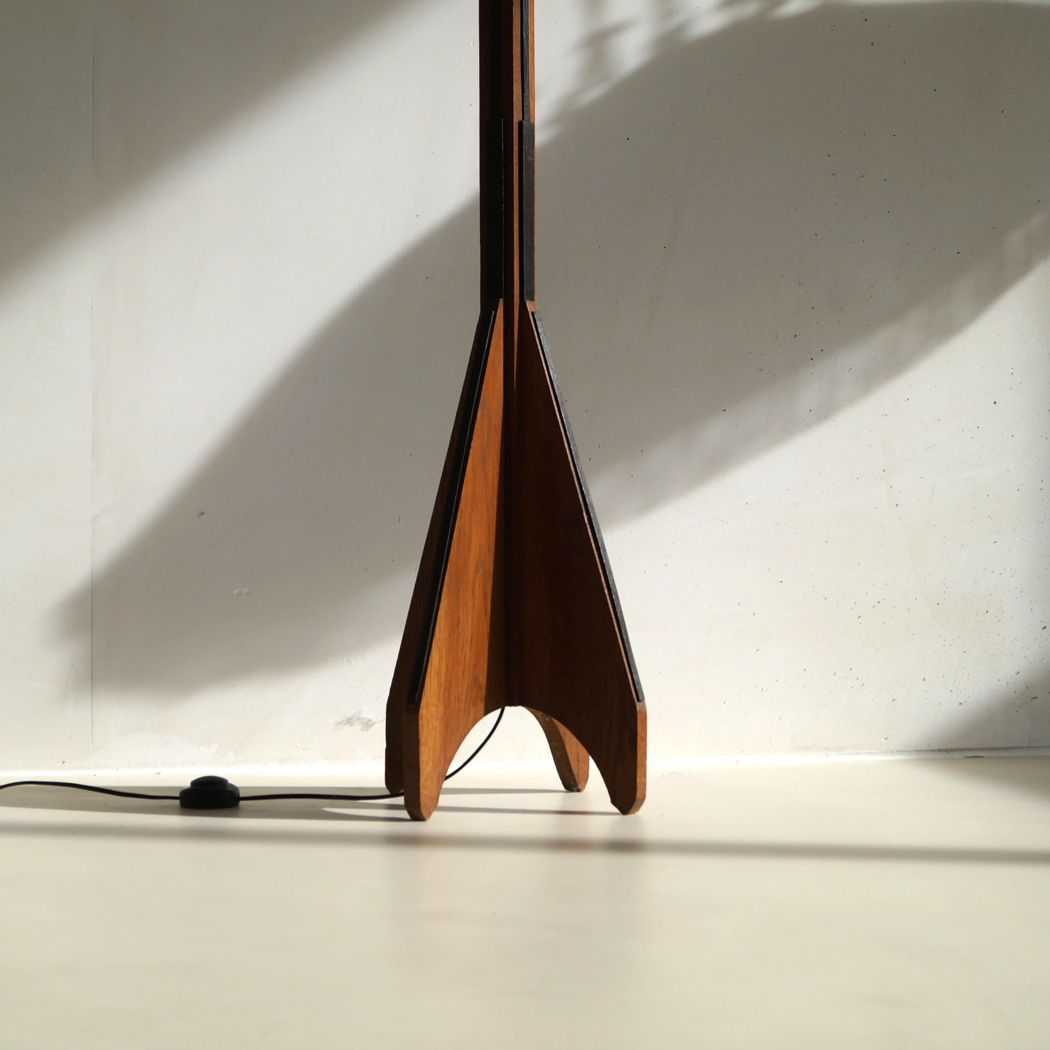 Lampada da terra olandese in stile Art Déco modernista, anni '20 In condizioni buone a EVERDINGEN, NL