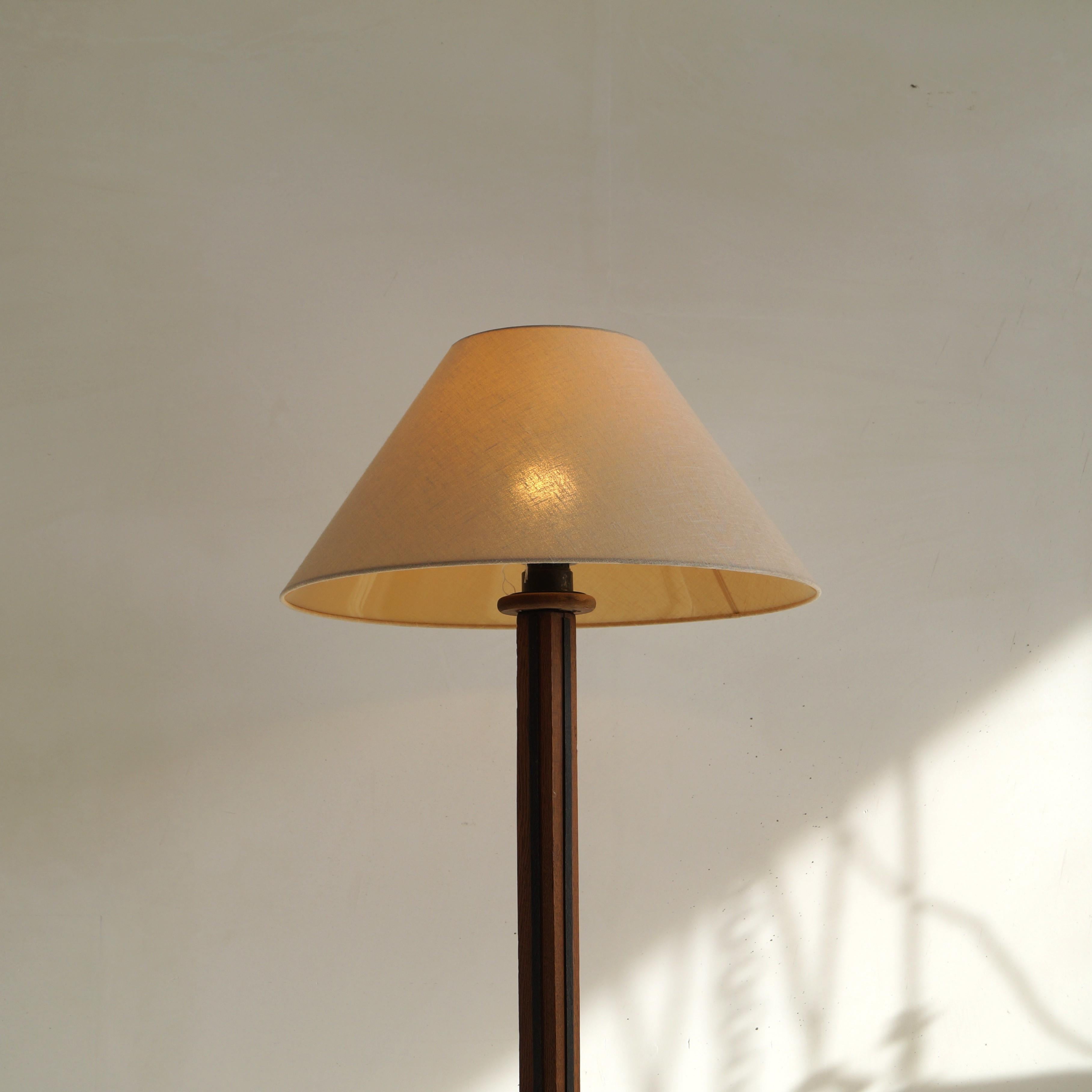 Quercia Lampada da terra olandese in stile Art Déco modernista, anni '20