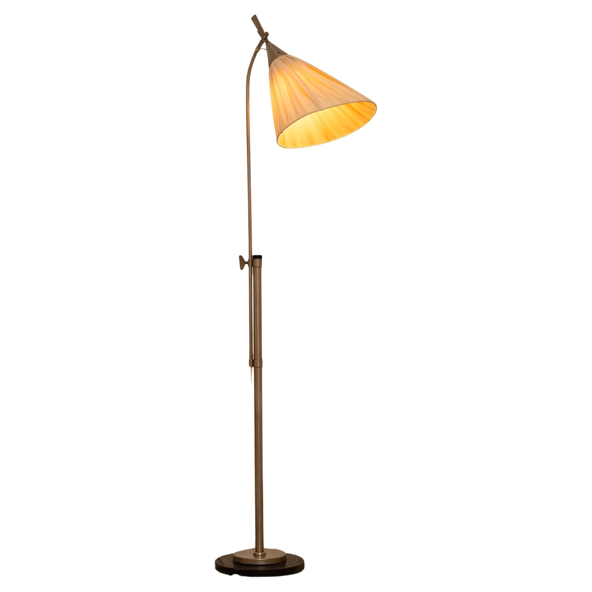 Dutch art deco modernist floor lamp by Methorst Hendrik 30's