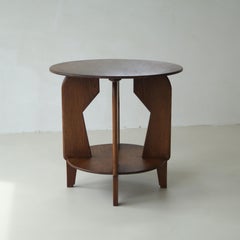 Dutch Art Deco Modernist Occasional Table, 1930s