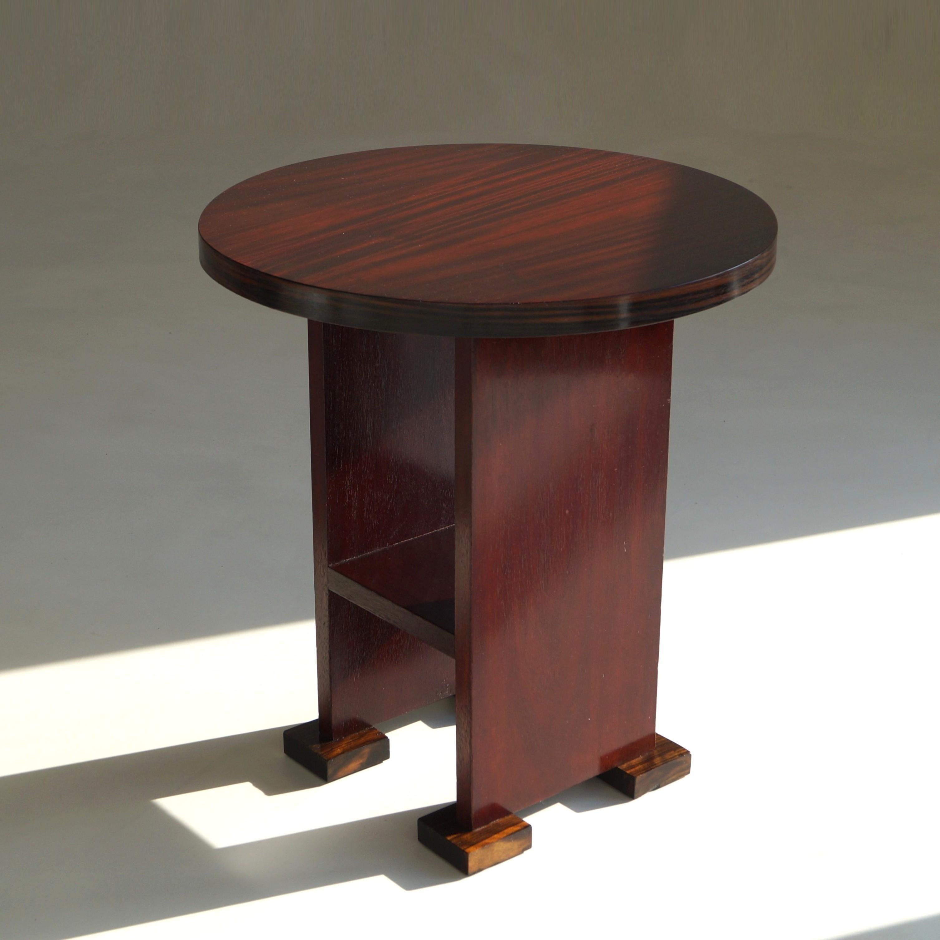 Early 20th Century Dutch Art Deco Modernist occasional table or side table, 1920s For Sale