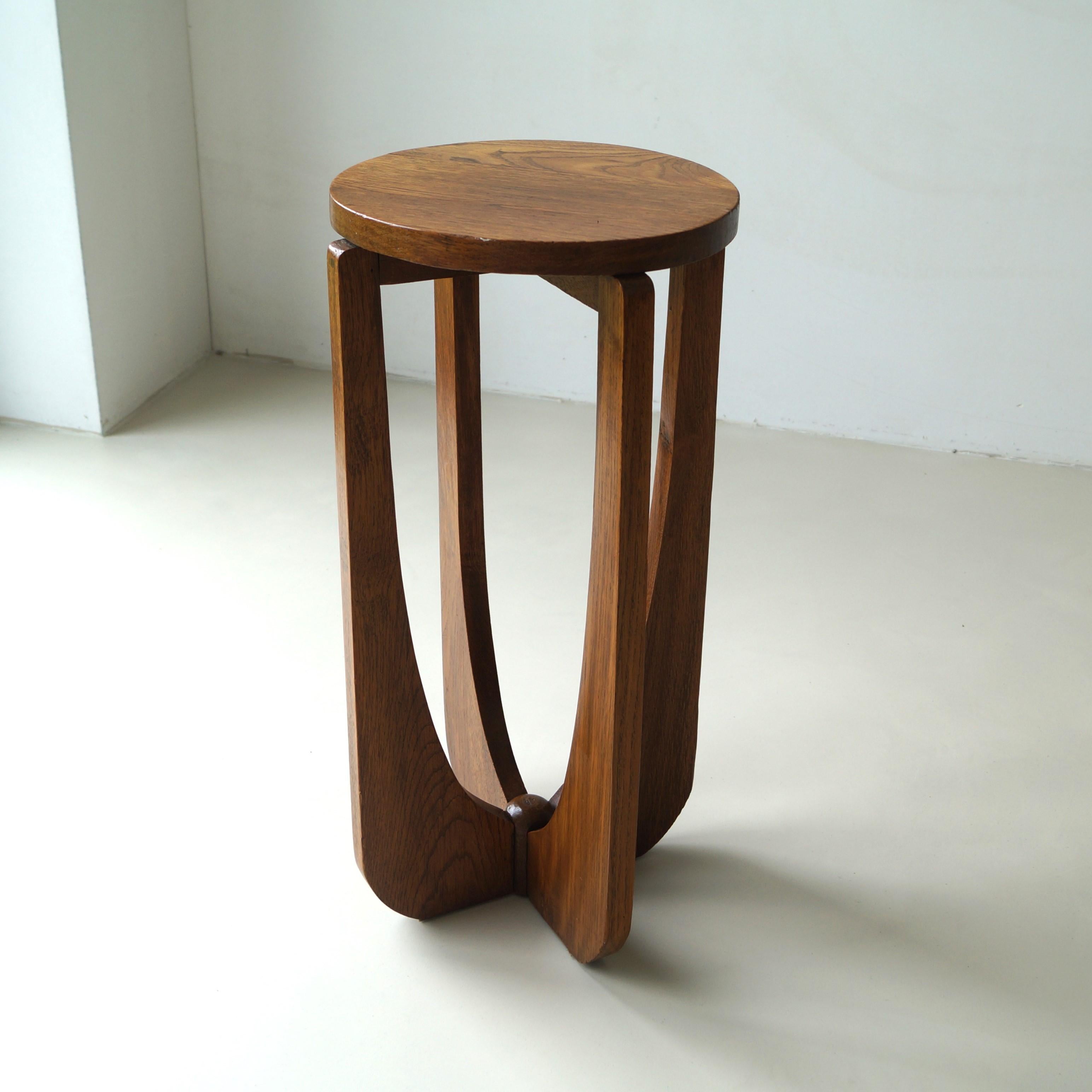 Dutch Art Deco Modernist side table or plant table, 1920s 4