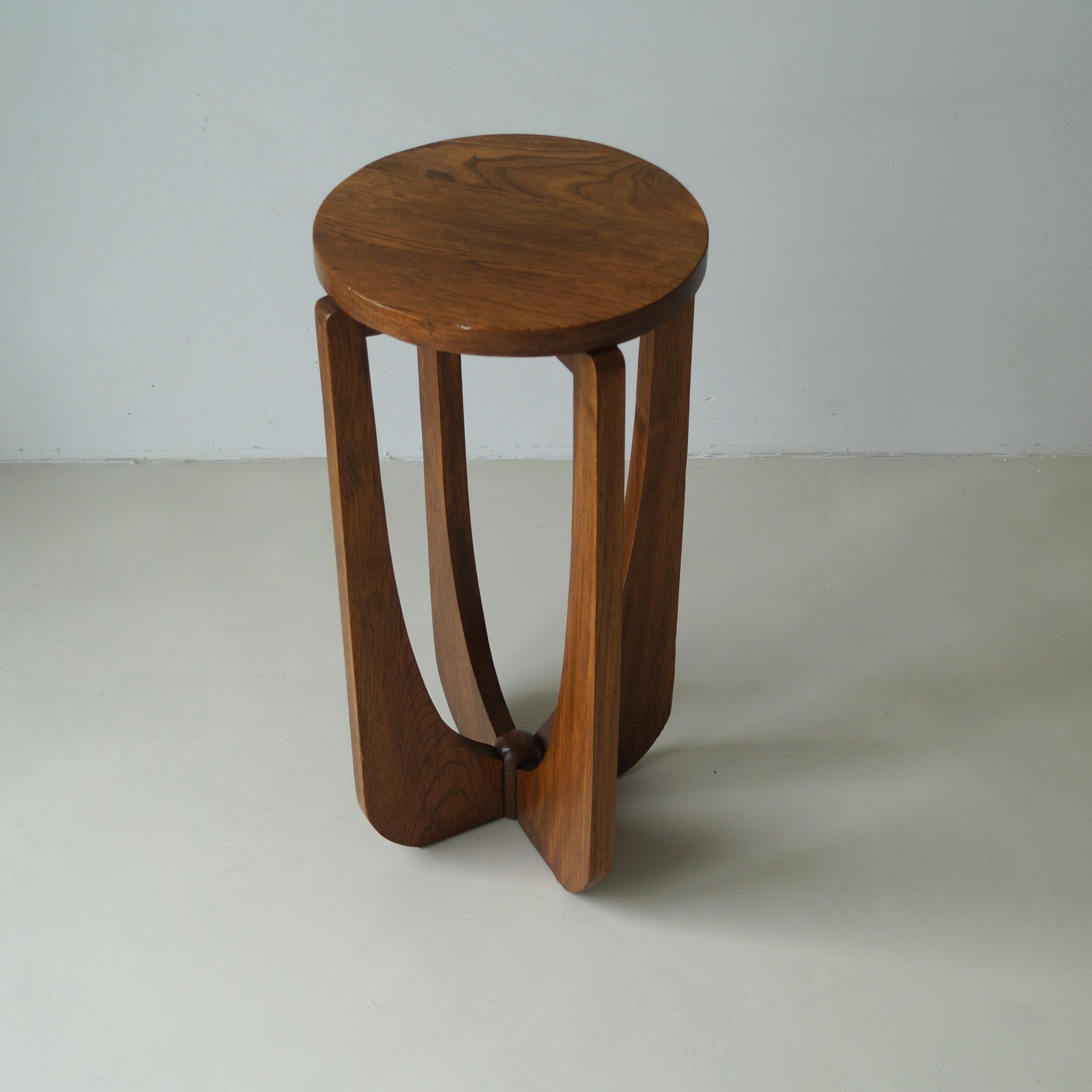 Dutch Art Deco Modernist side table or plant table, 1920s 5