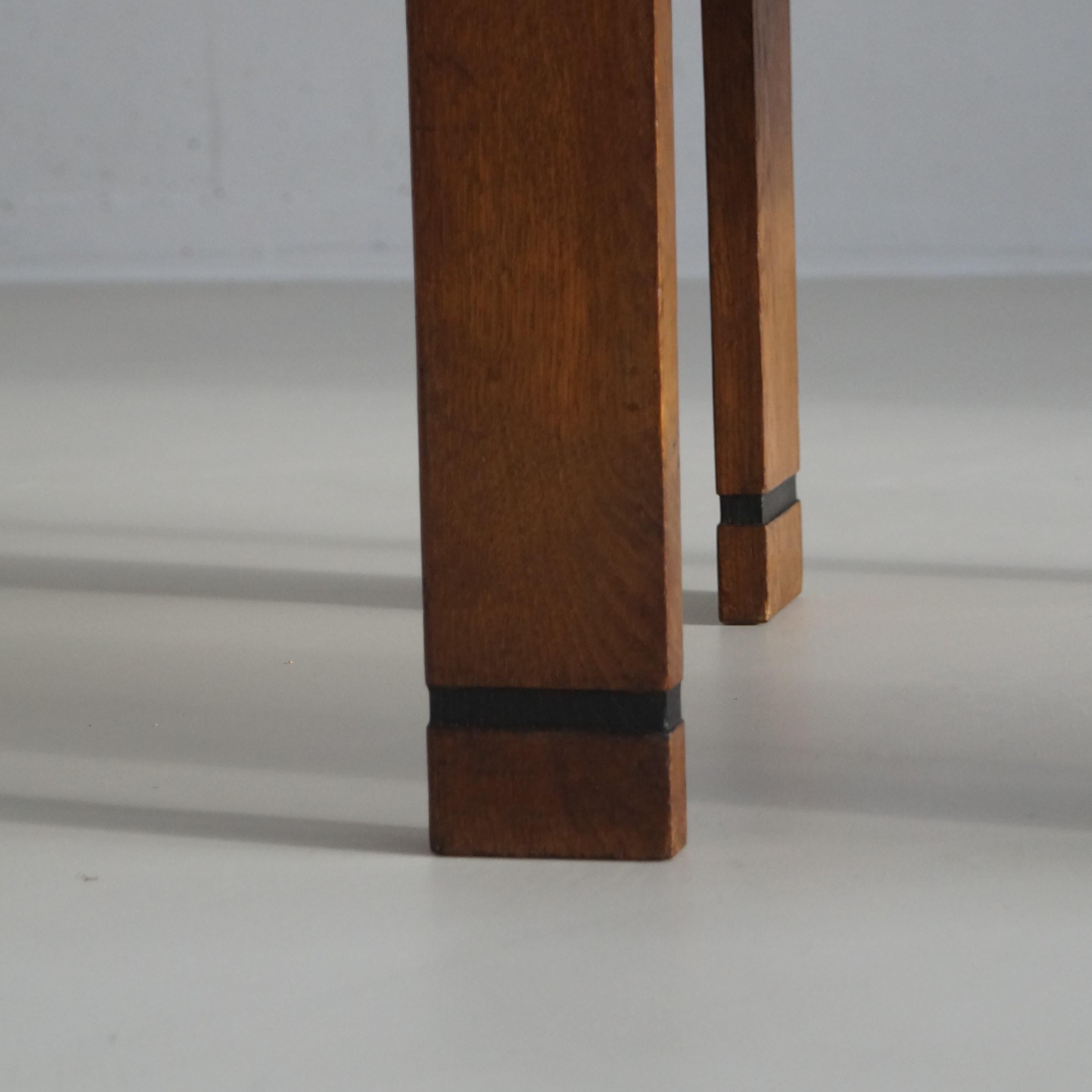Dutch Art Deco modernist square occasional table, 1920s 10