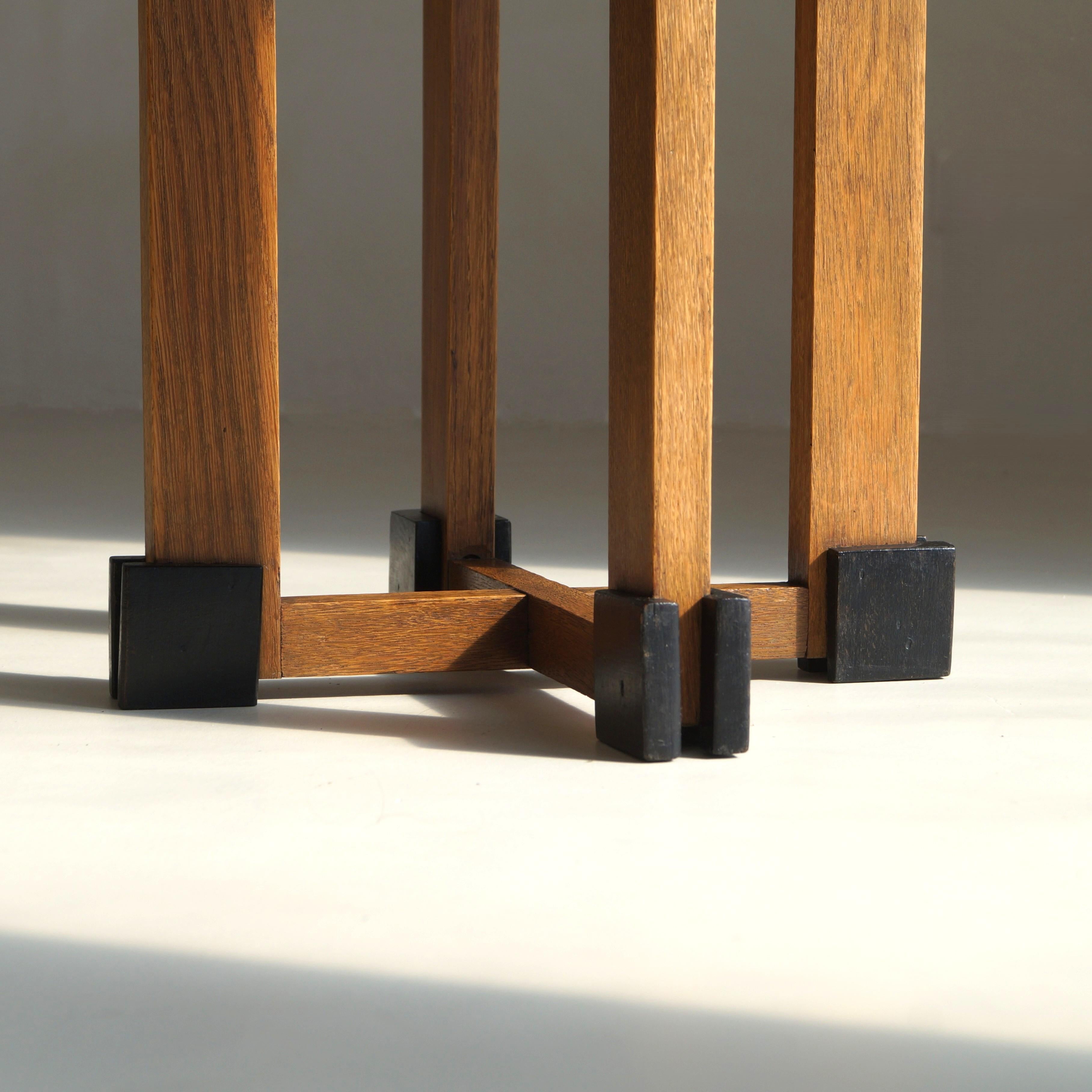 Mesa Modernista Art Decó Holandesa, J. den Drijver para ''Mobiliario De Stijl'' en venta 3