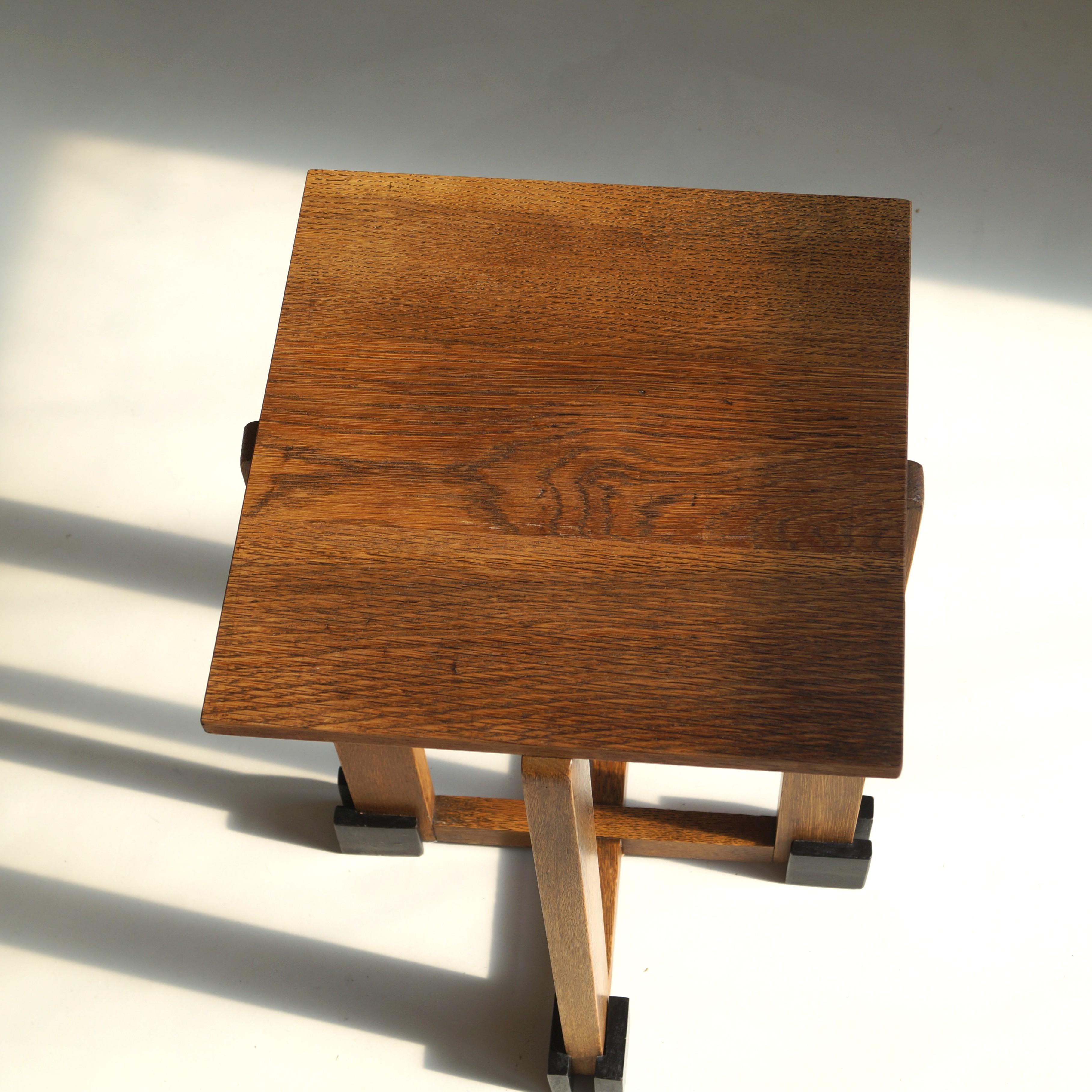 Mesa Modernista Art Decó Holandesa, J. den Drijver para ''Mobiliario De Stijl'' en venta 7