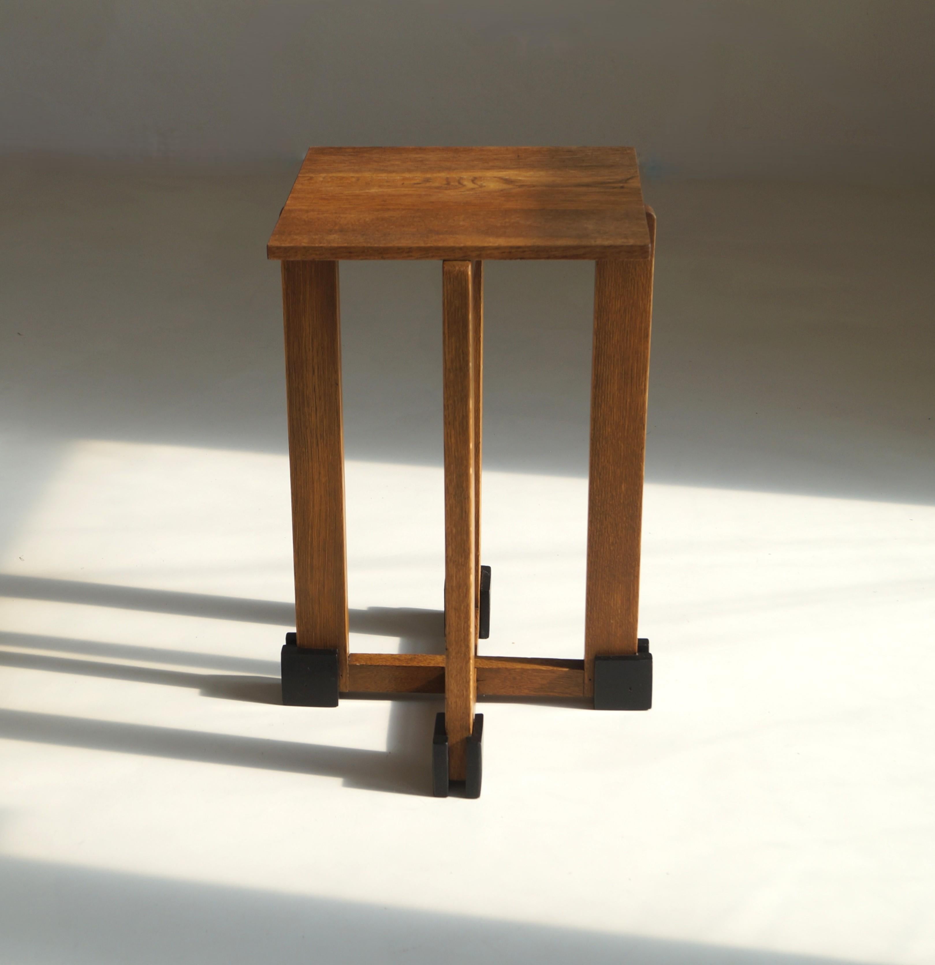 Mesa Modernista Art Decó Holandesa, J. den Drijver para ''Mobiliario De Stijl'' en Bueno estado para la venta en EVERDINGEN, NL