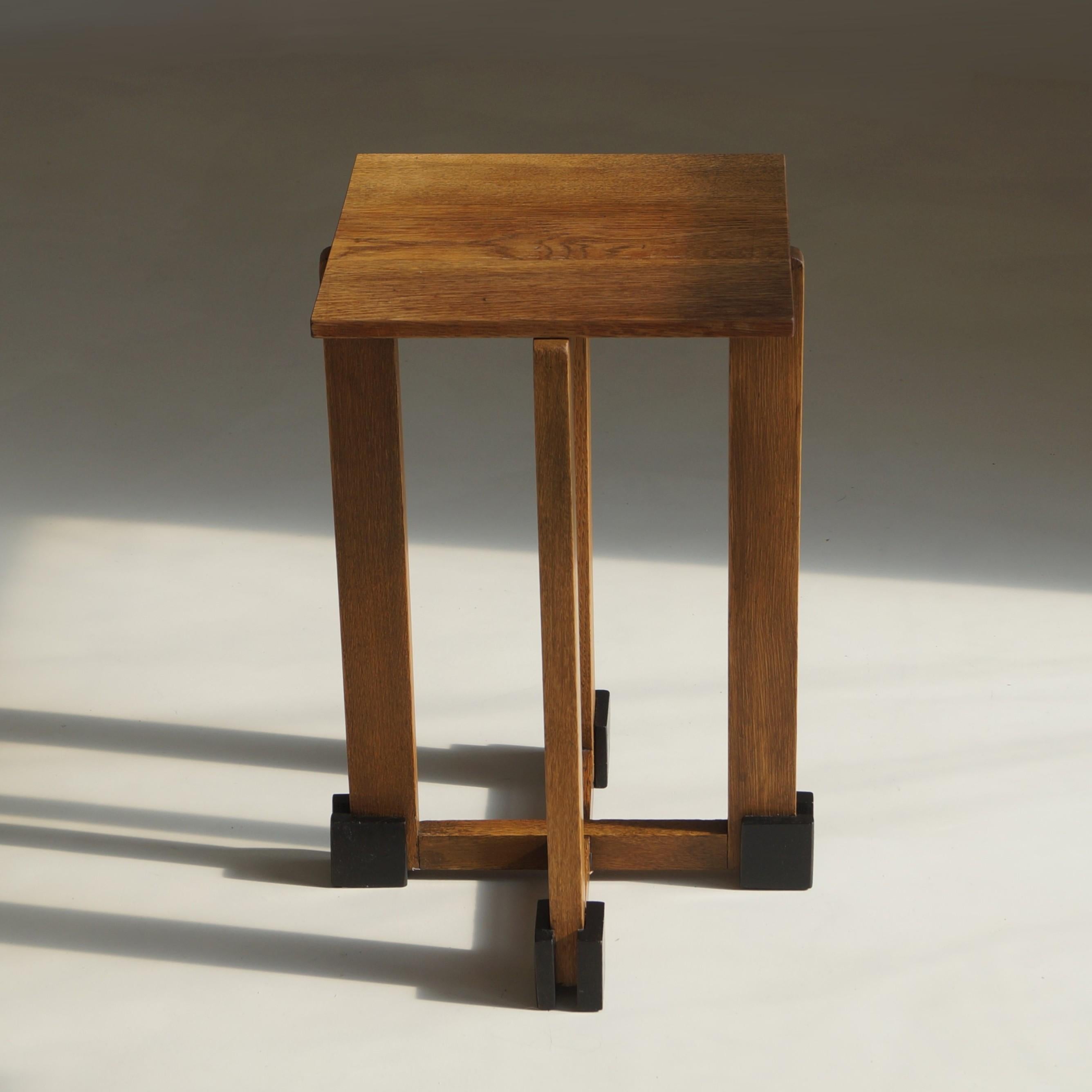 Mesa Modernista Art Decó Holandesa, J. den Drijver para ''Mobiliario De Stijl'' mediados del siglo XX en venta