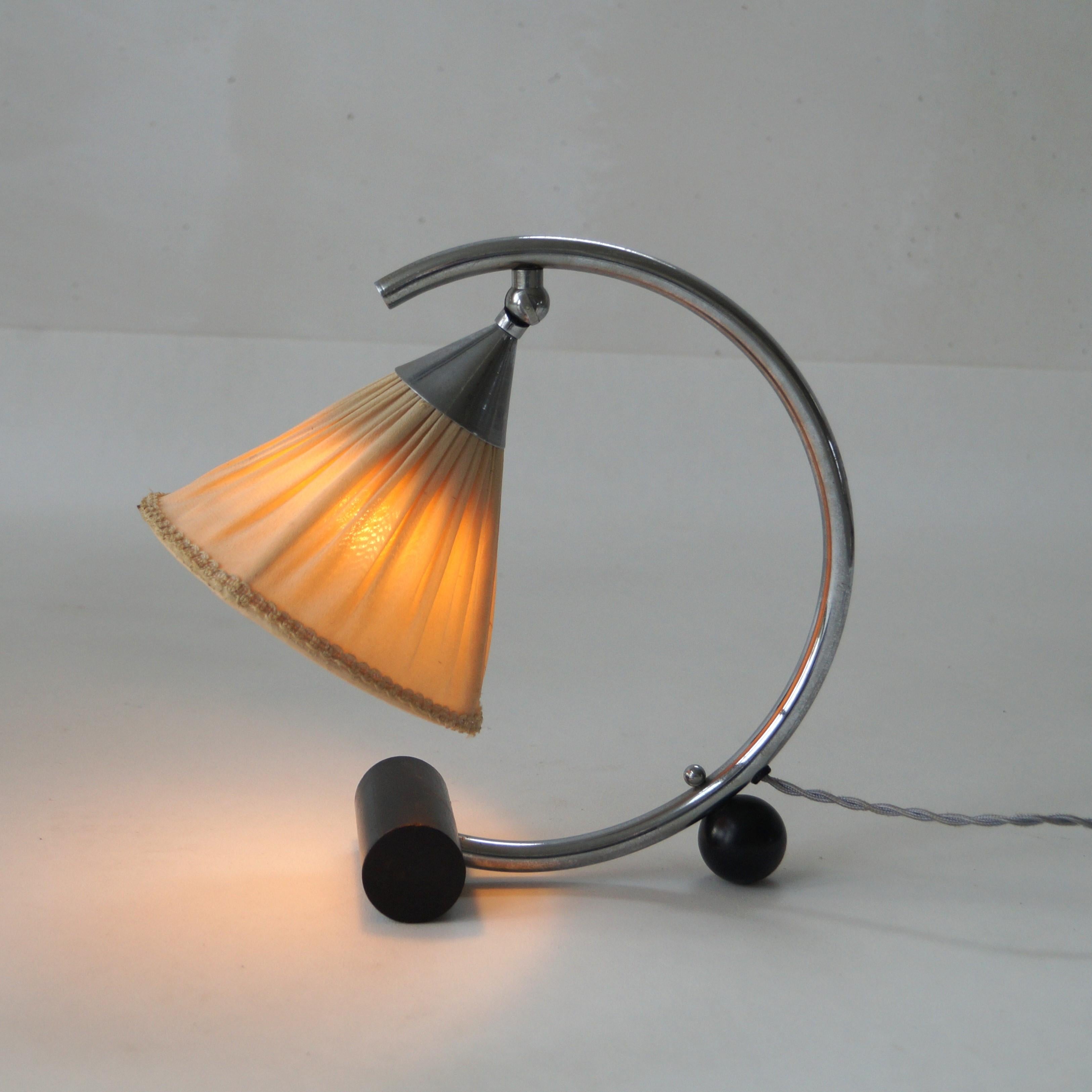 Dutch Art Deco modernist table lamp, 1930s 5