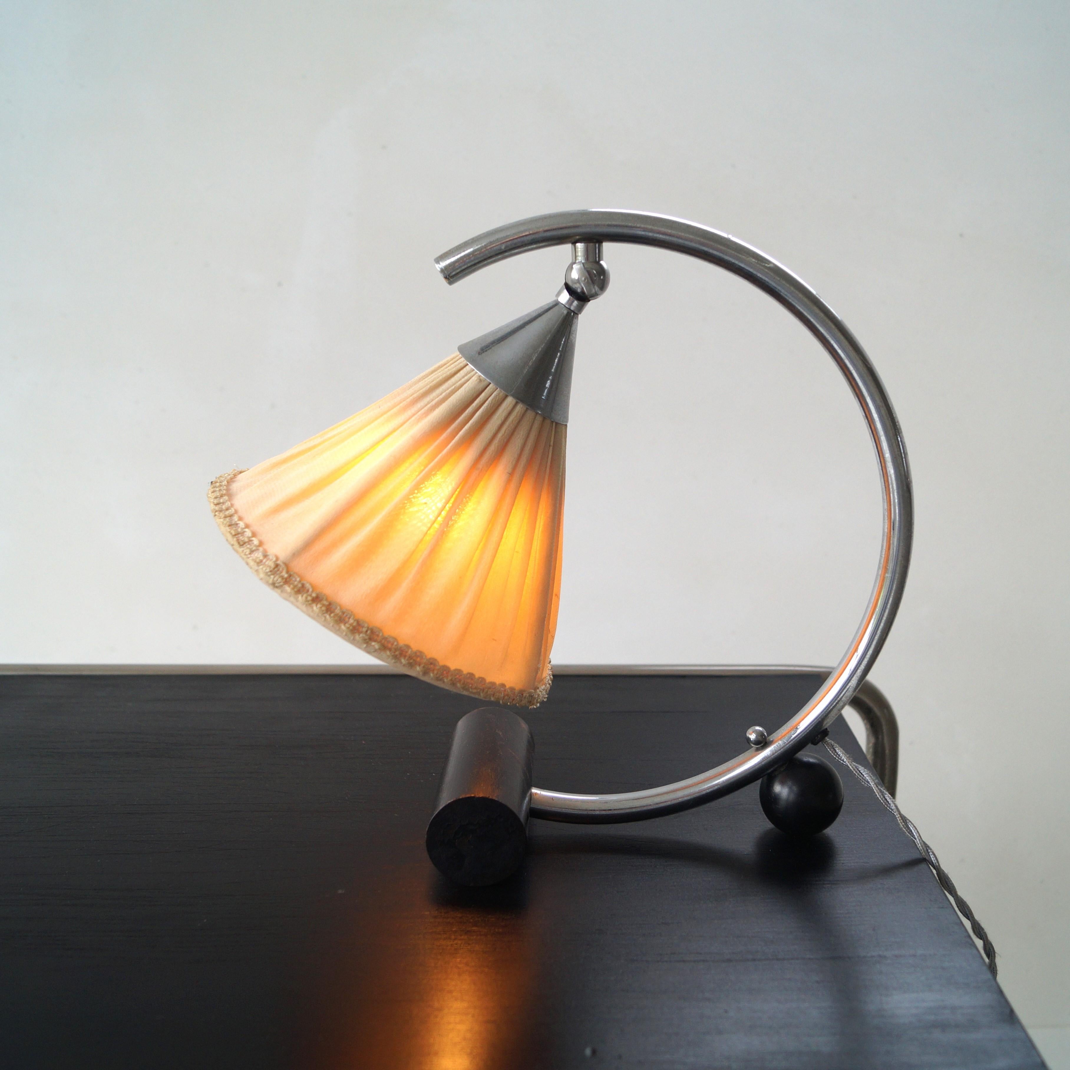 Dutch Art Deco modernist table lamp, 1930s 10