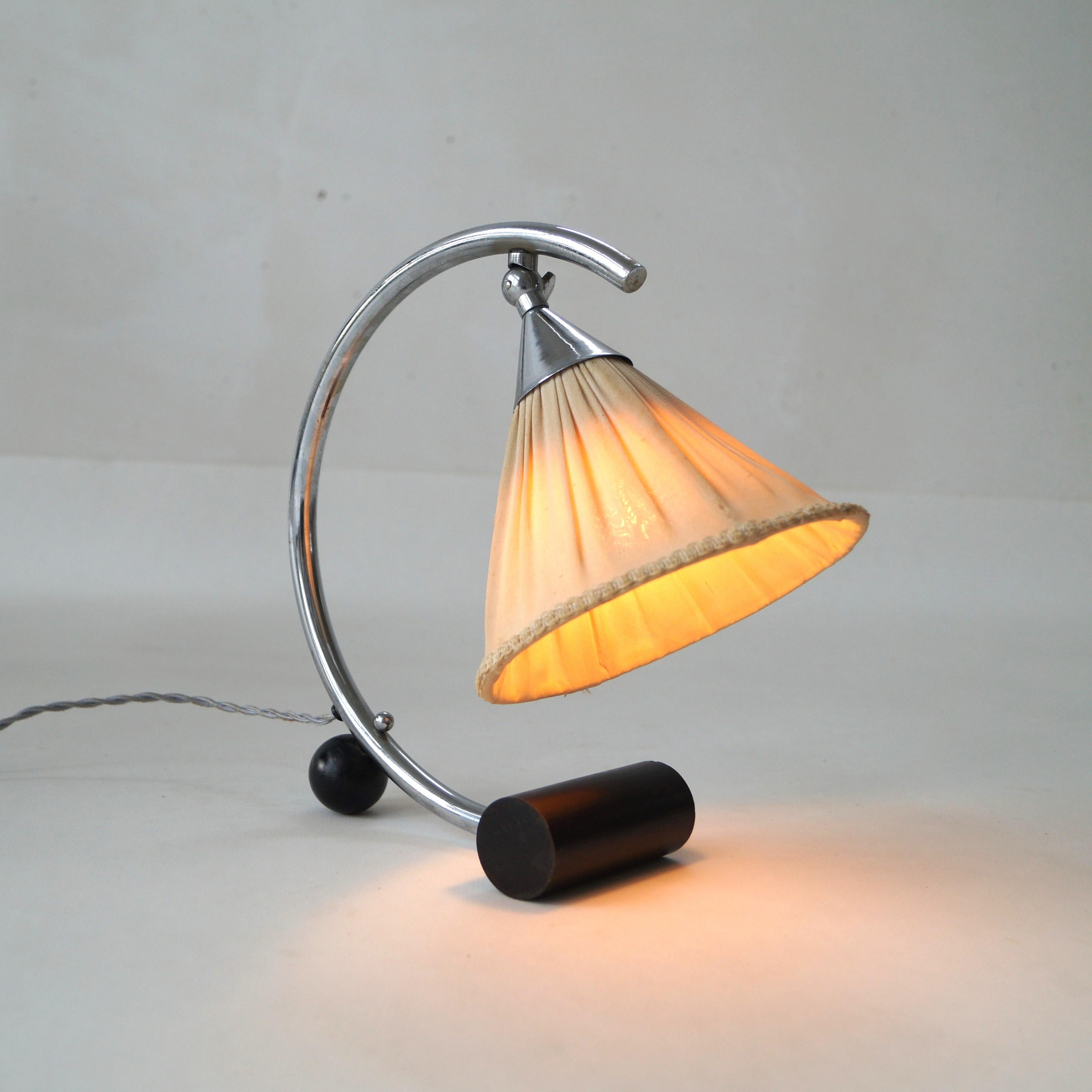 Dutch Art Deco modernist table lamp, 1930s 3