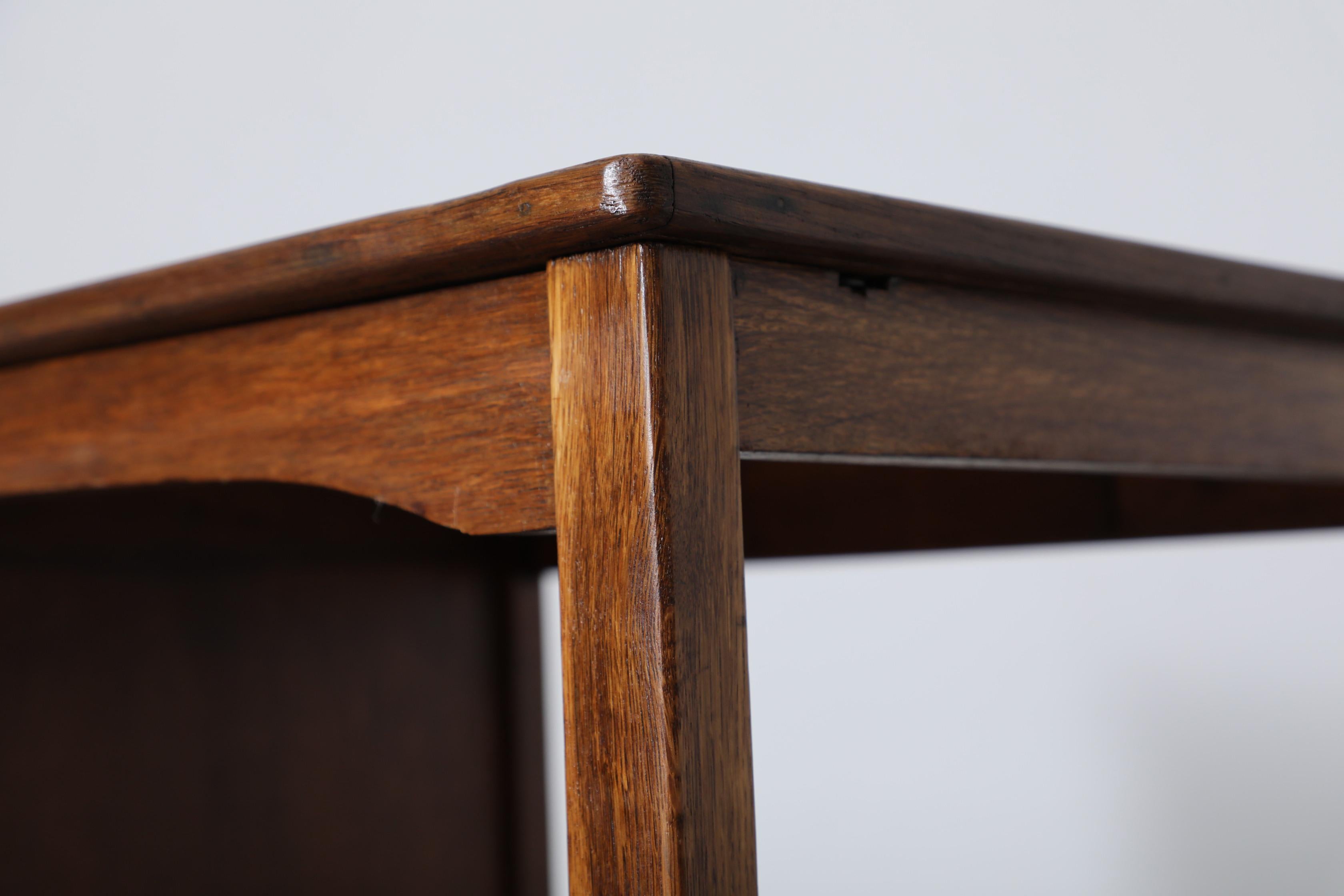 Scrivania olandese in stile Art Deco in Oak con cinque cassetti impilati, P.E.L. A. in vendita 5