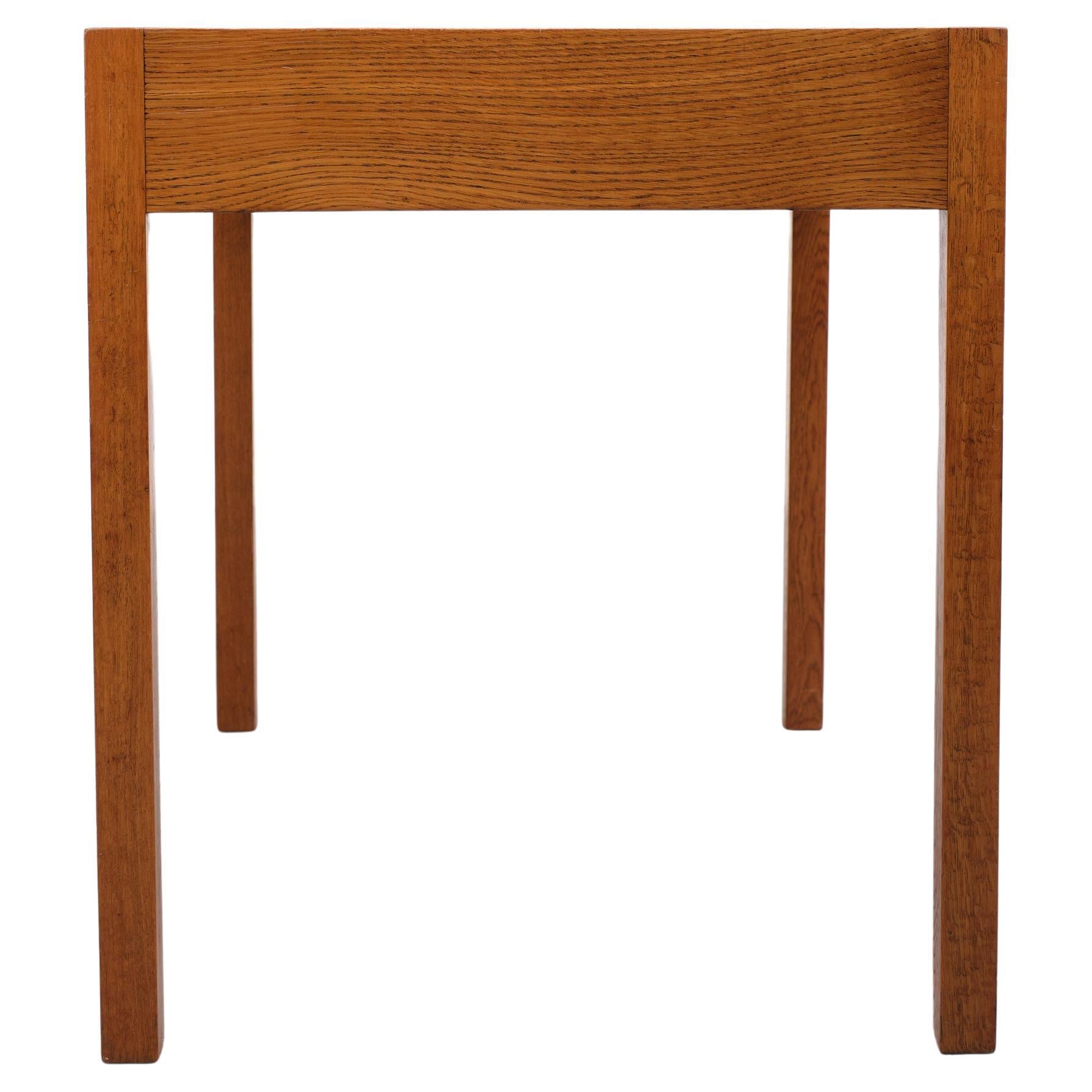 Dutch Art Deco Oak writing table 1930s  4