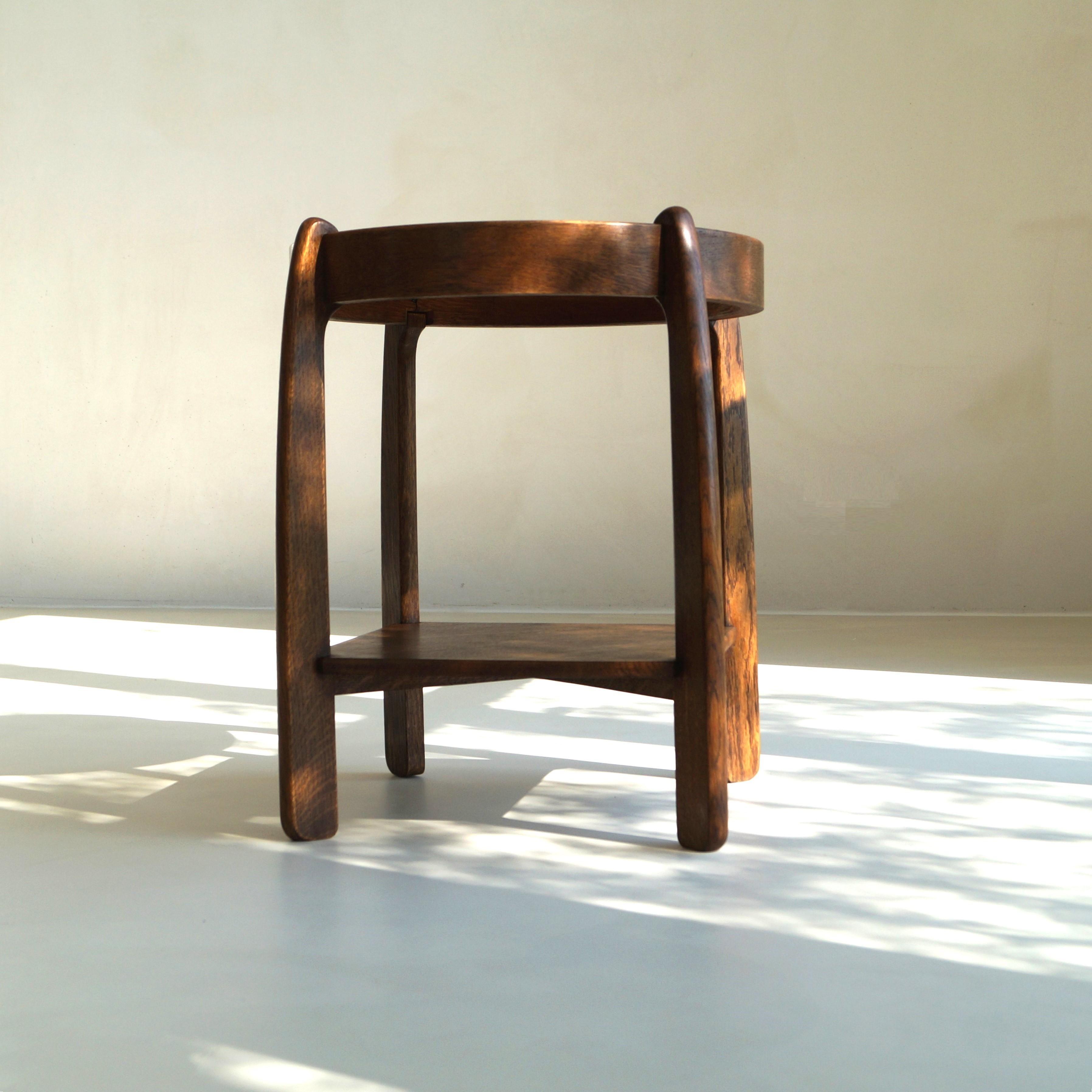 Amsterdam School Dutch Art Deco occasional table by Paul Bromberg for Pander & Sons, 1920s For Sale