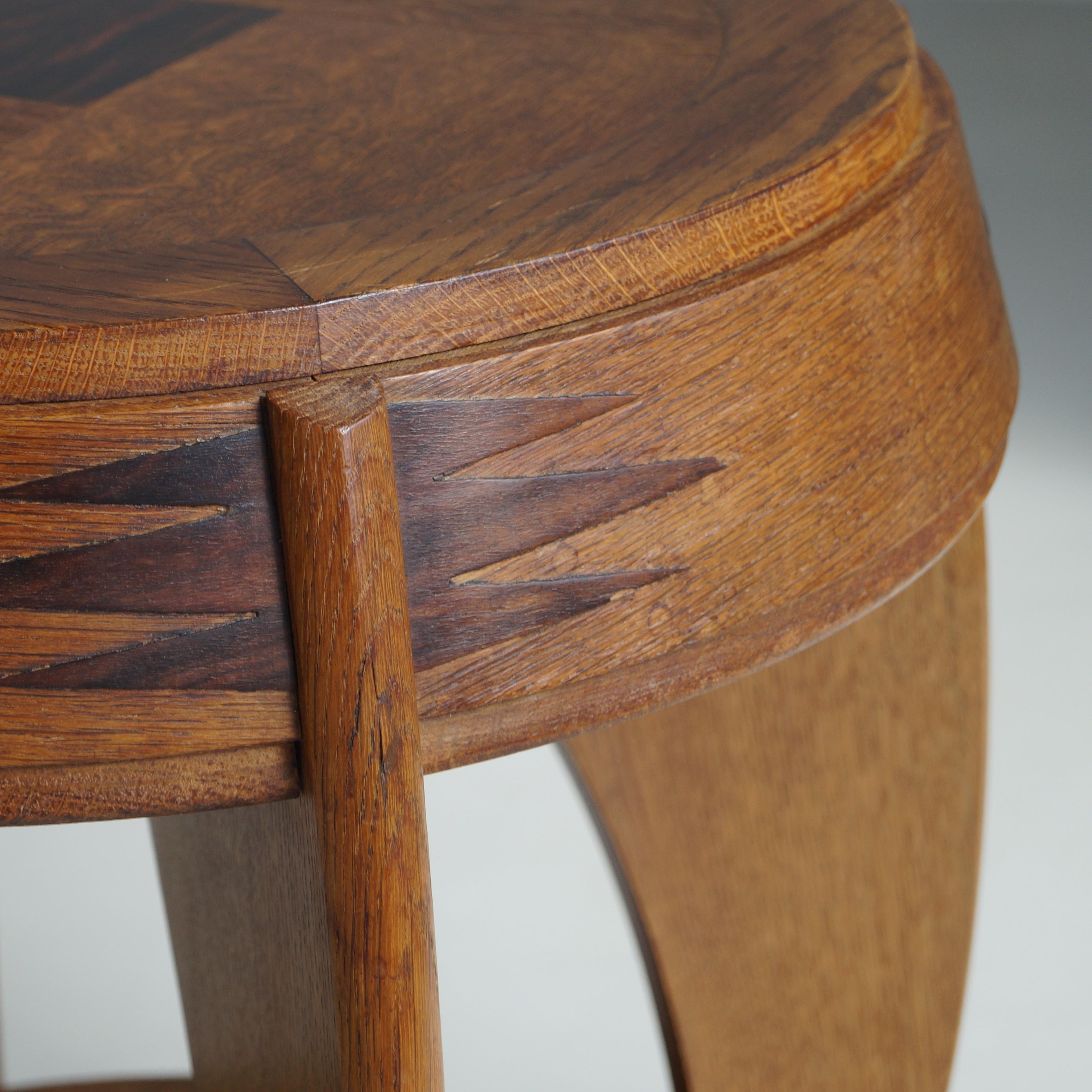Dutch Art Deco Occasional Table by P.E.L. Izeren, 1920s 3