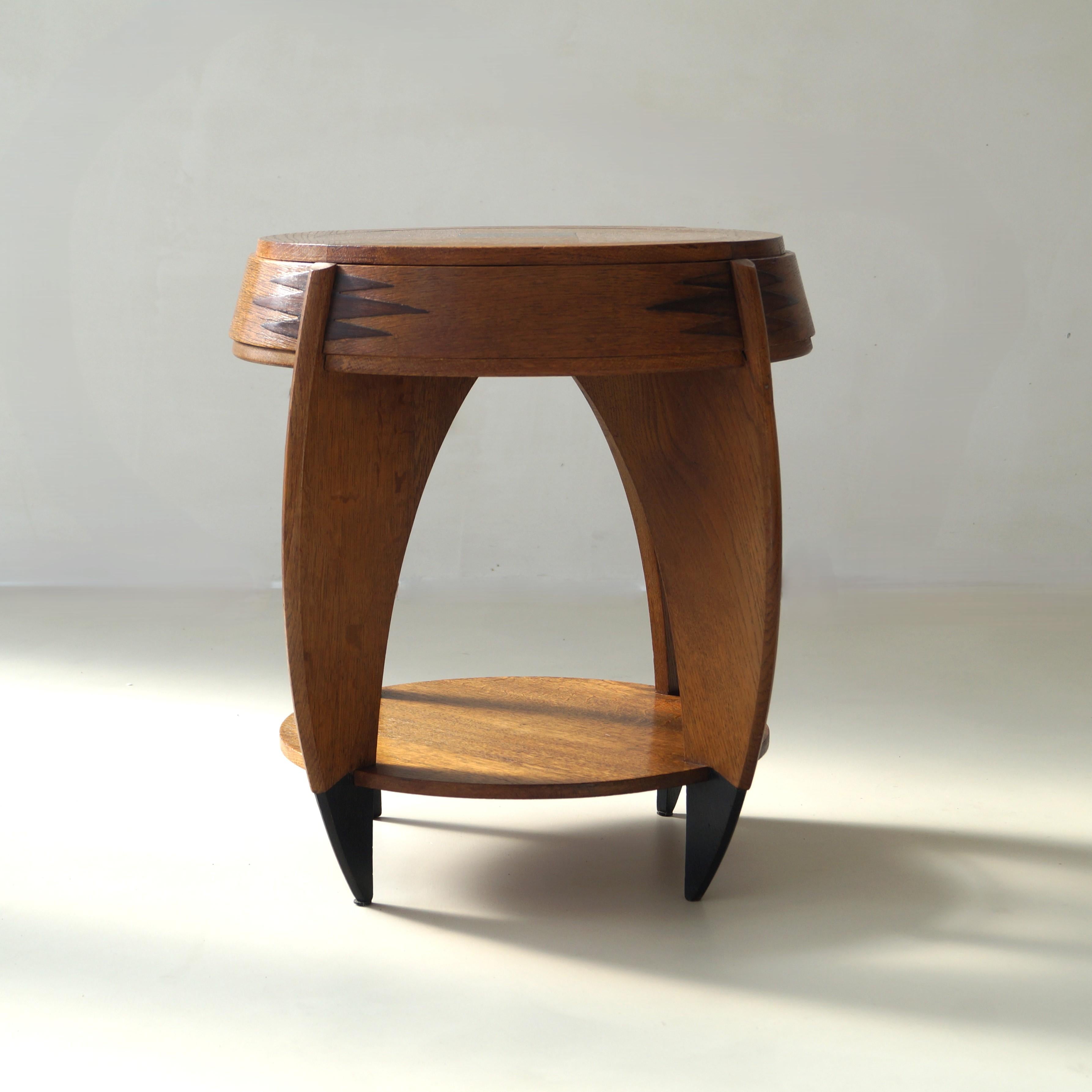 Early 20th Century Dutch Art Deco Occasional Table by P.E.L. Izeren, 1920s