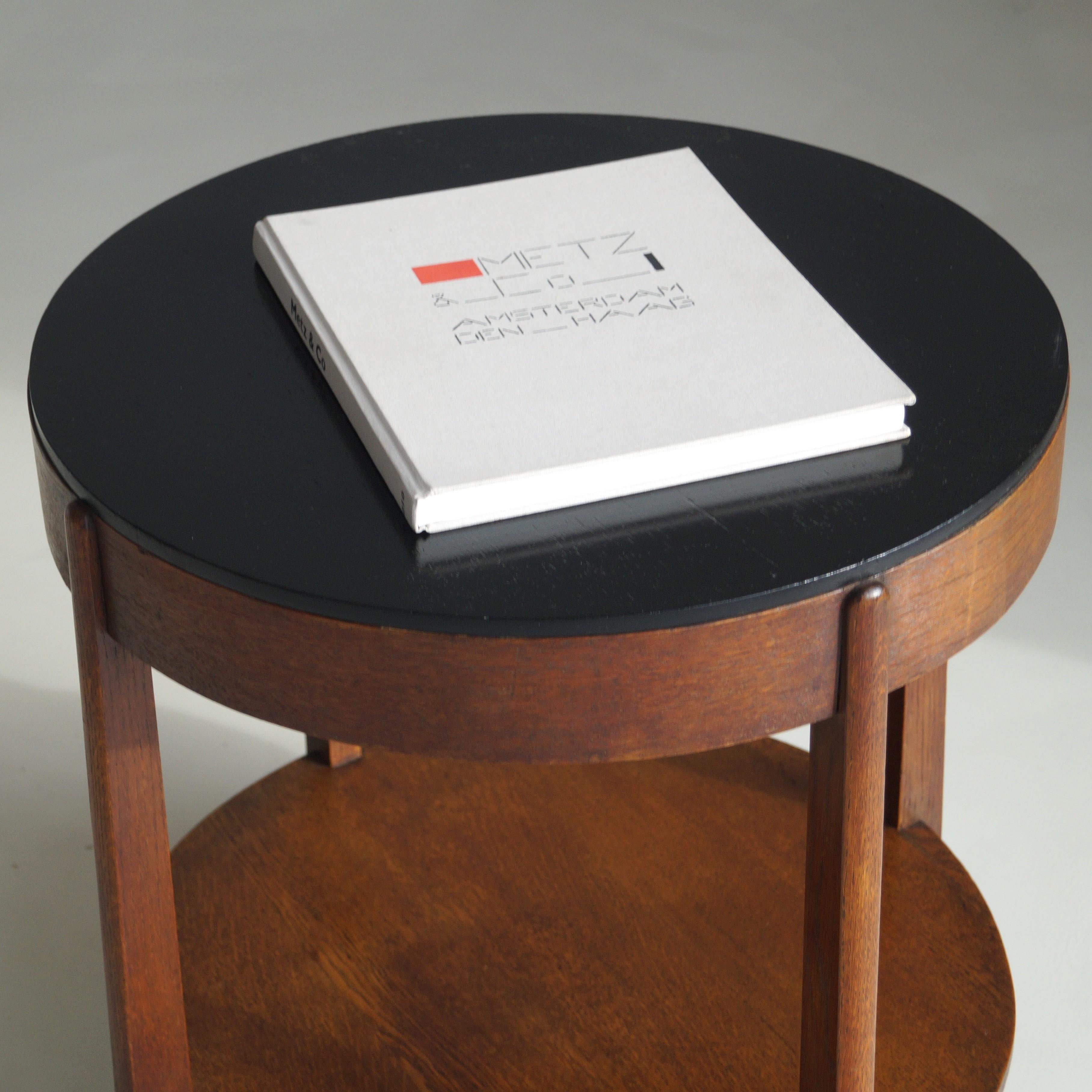 Dutch Art Deco occasional table by Willem Penaat for Metz&Co, 1920s For Sale 8