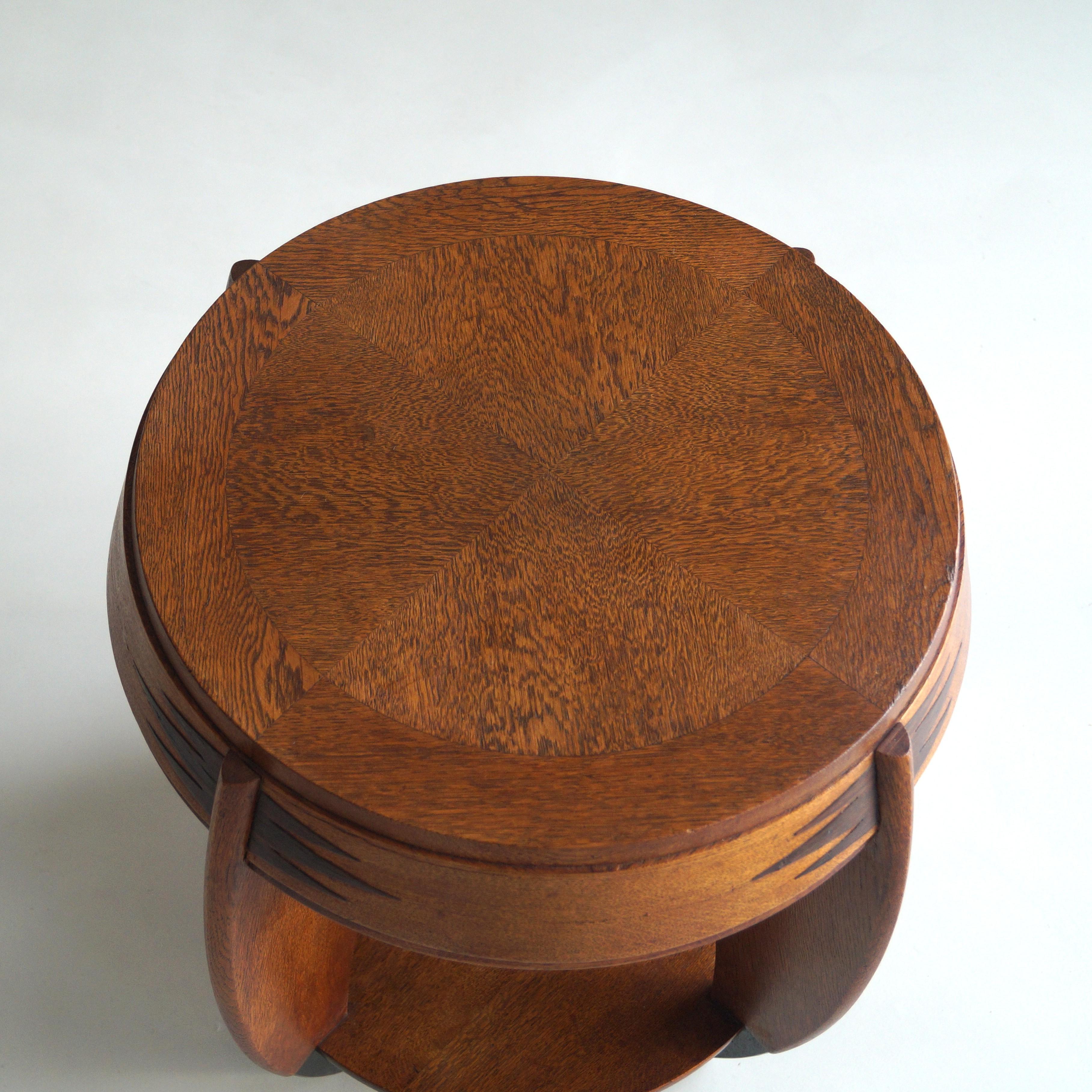 Table d'appoint Art déco hollandaise n° 301 par P.E.L. Izeren, années 1920 en vente 6