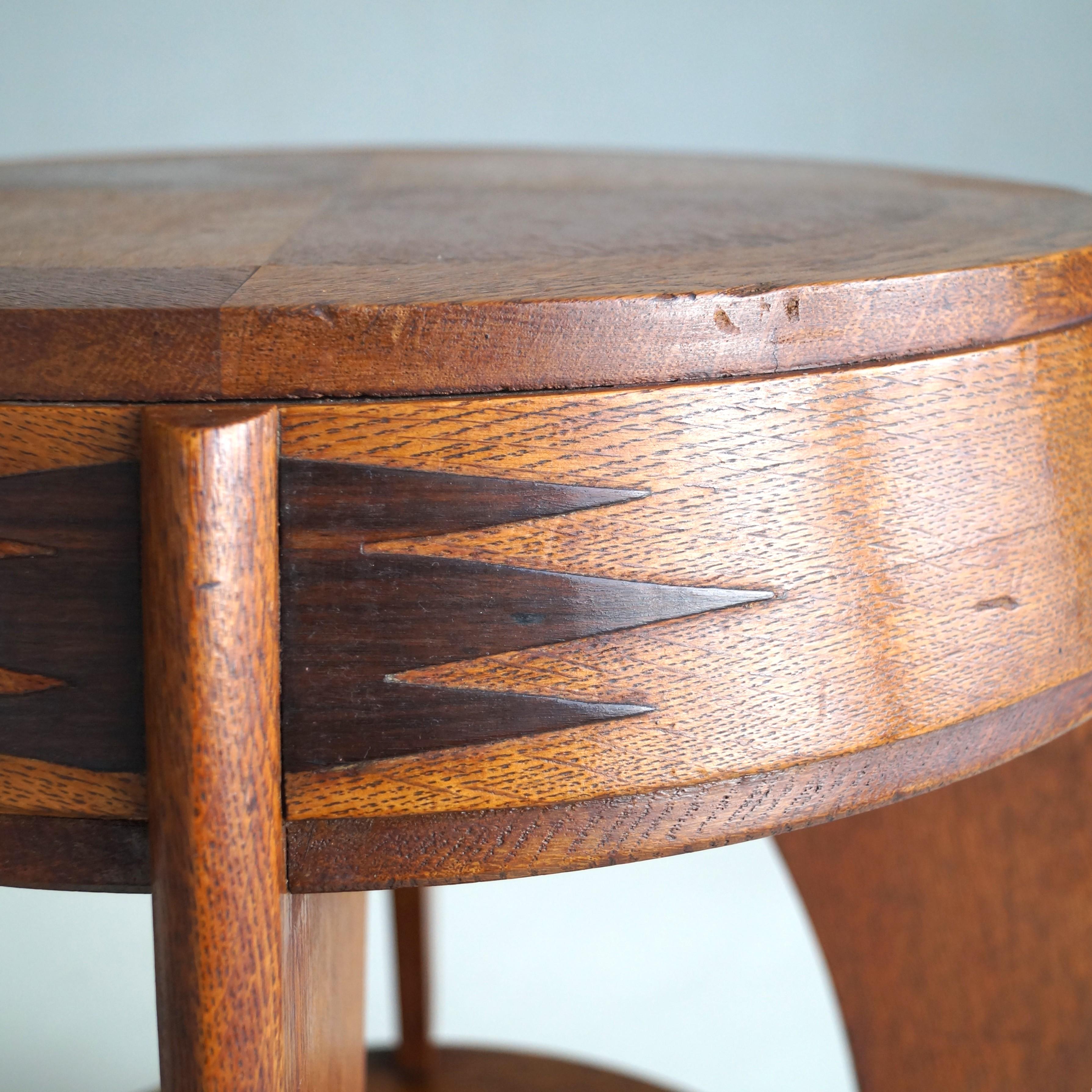 Table d'appoint Art déco hollandaise n° 301 par P.E.L. Izeren, années 1920 en vente 8