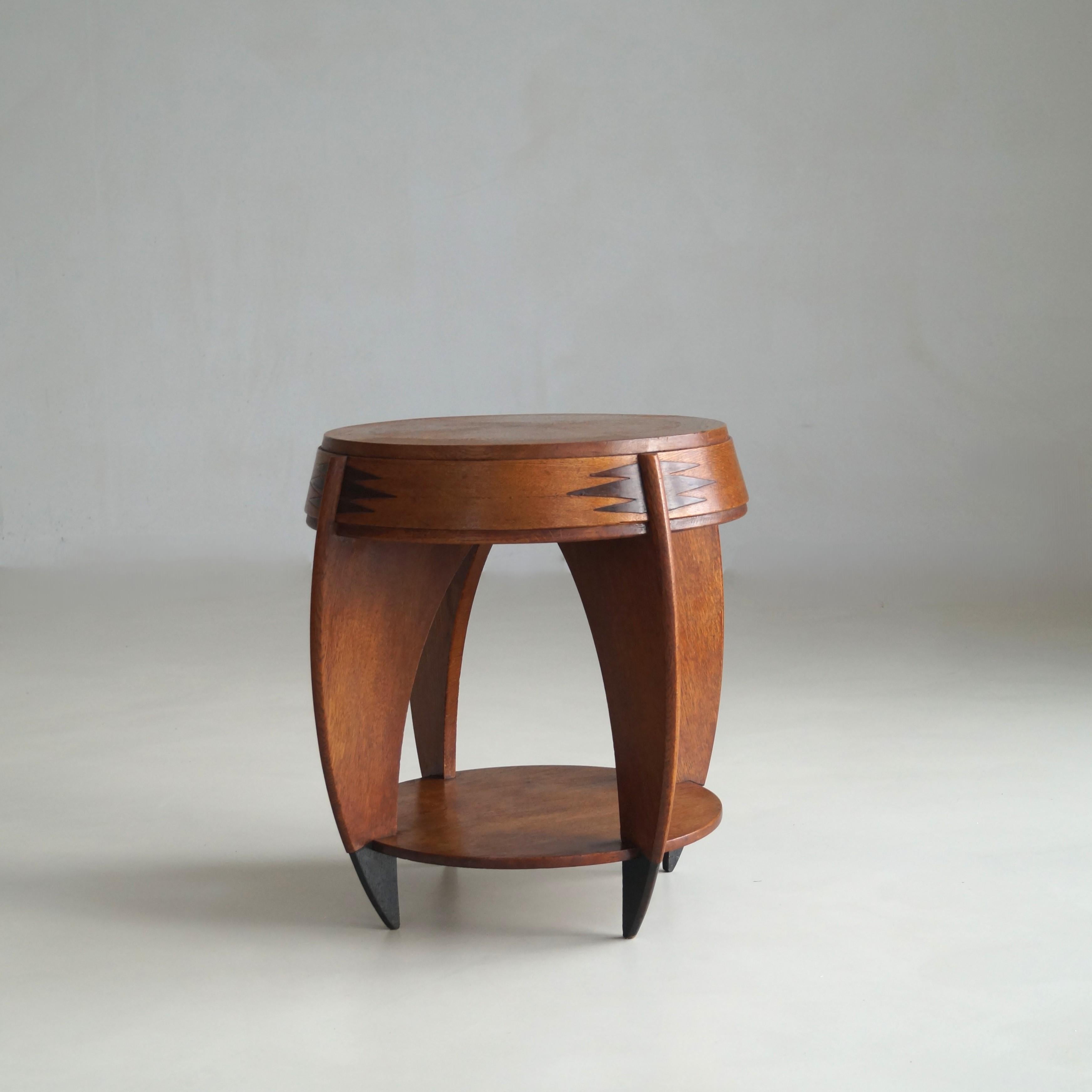 Table d'appoint Art déco hollandaise n° 301 par P.E.L. Izeren, années 1920 en vente 9