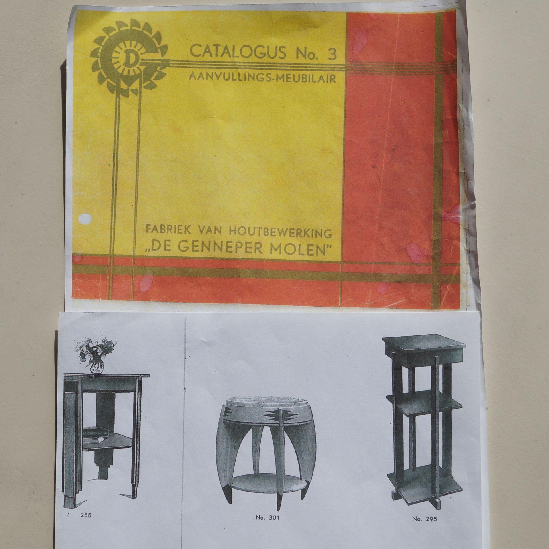 Table d'appoint Art déco hollandaise n° 301 par P.E.L. Izeren, années 1920 en vente 10