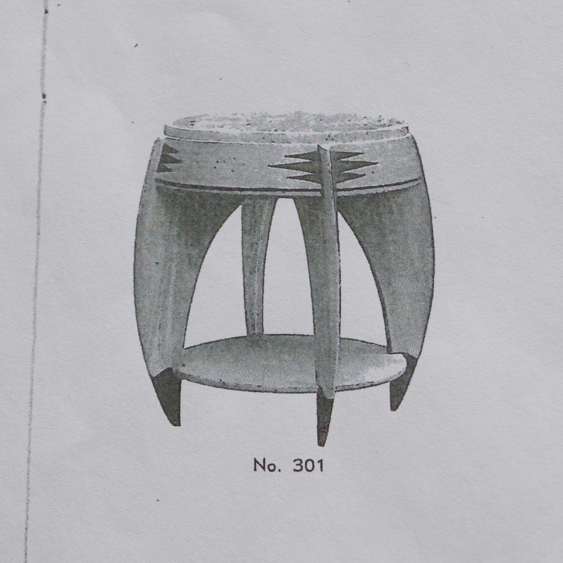 Table d'appoint Art déco hollandaise n° 301 par P.E.L. Izeren, années 1920 en vente 12