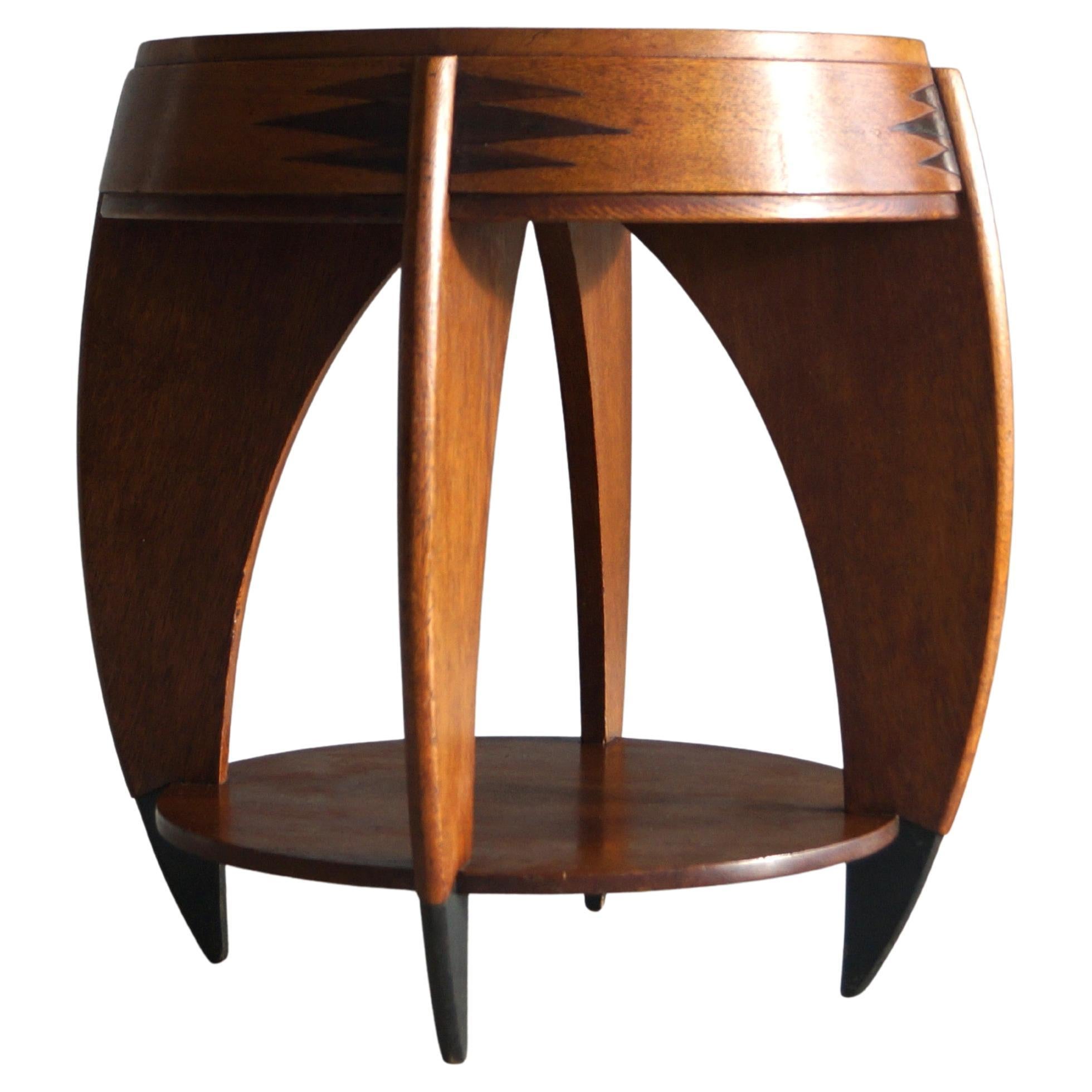 Table d'appoint Art déco hollandaise n° 301 par P.E.L. Izeren, années 1920 en vente