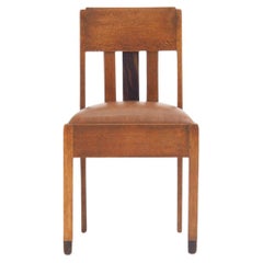 Used Dutch Art Deco side chair, School of Amsterdam