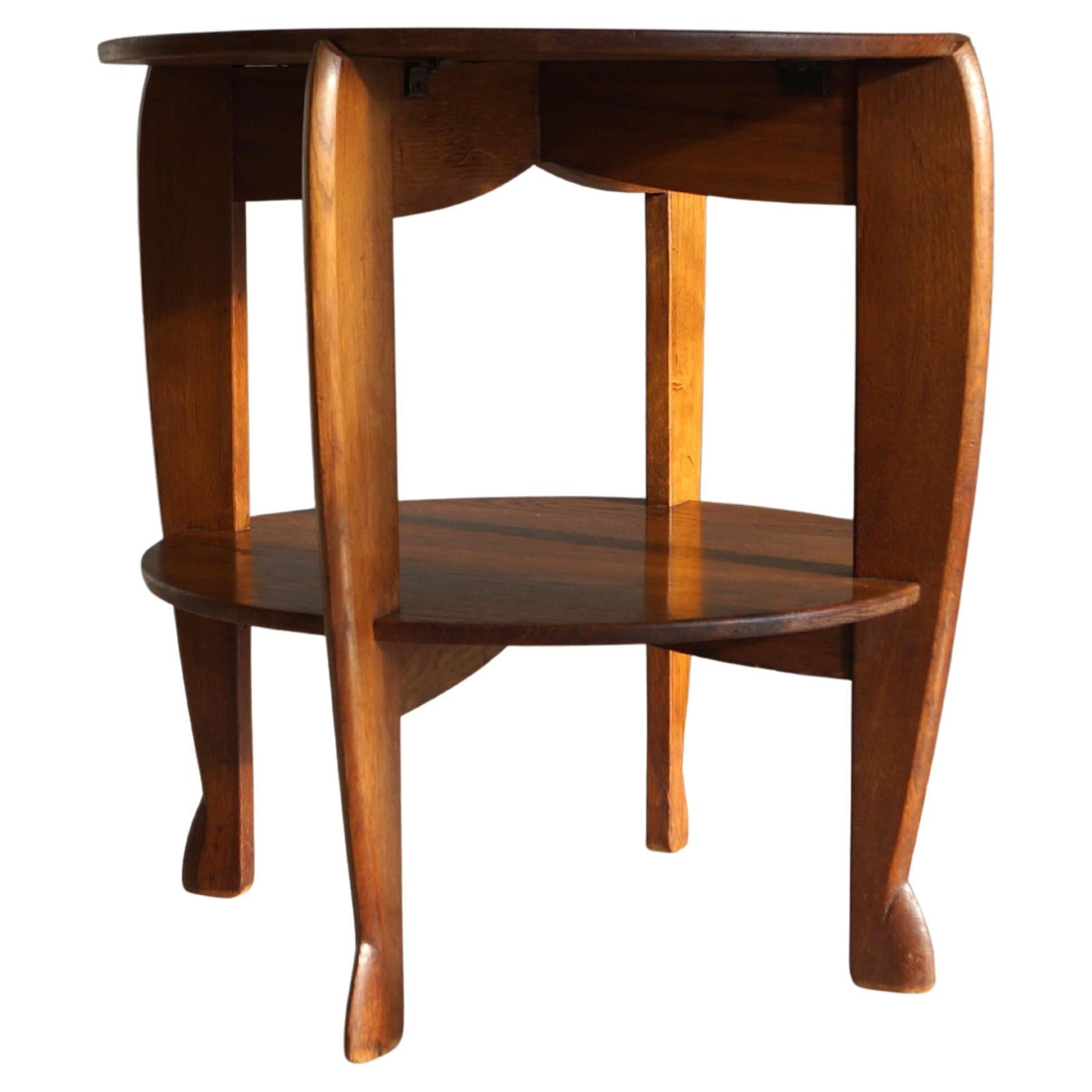 Dutch Art Deco side table by P.E.L. Izeren for Genneper Molen, 1920s For Sale