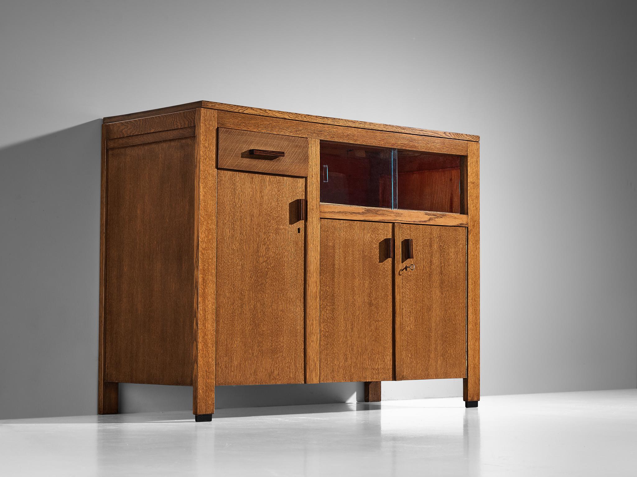 Dutch Art Deco Sideboard in Oak  For Sale 4