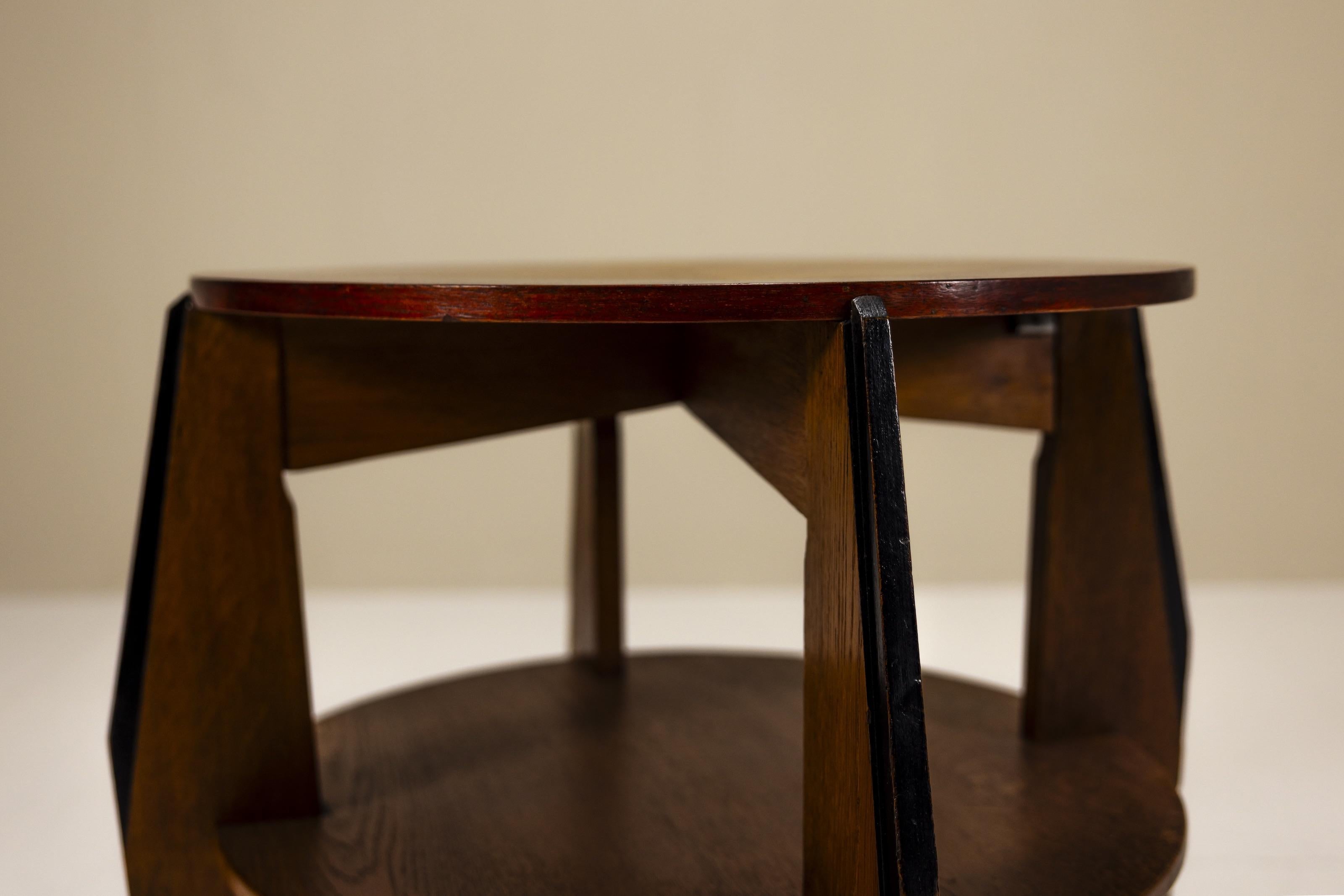 Dutch Art Deco Table by P.E.L. Izeren for Genneper Molen, Model 259 For Sale 2