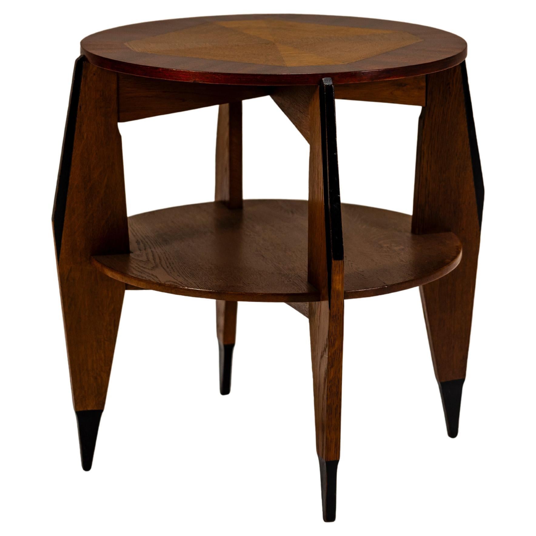 Table Art déco hollandaise de P.E.L. Izeren pour Genneper Molen, Modèle 259