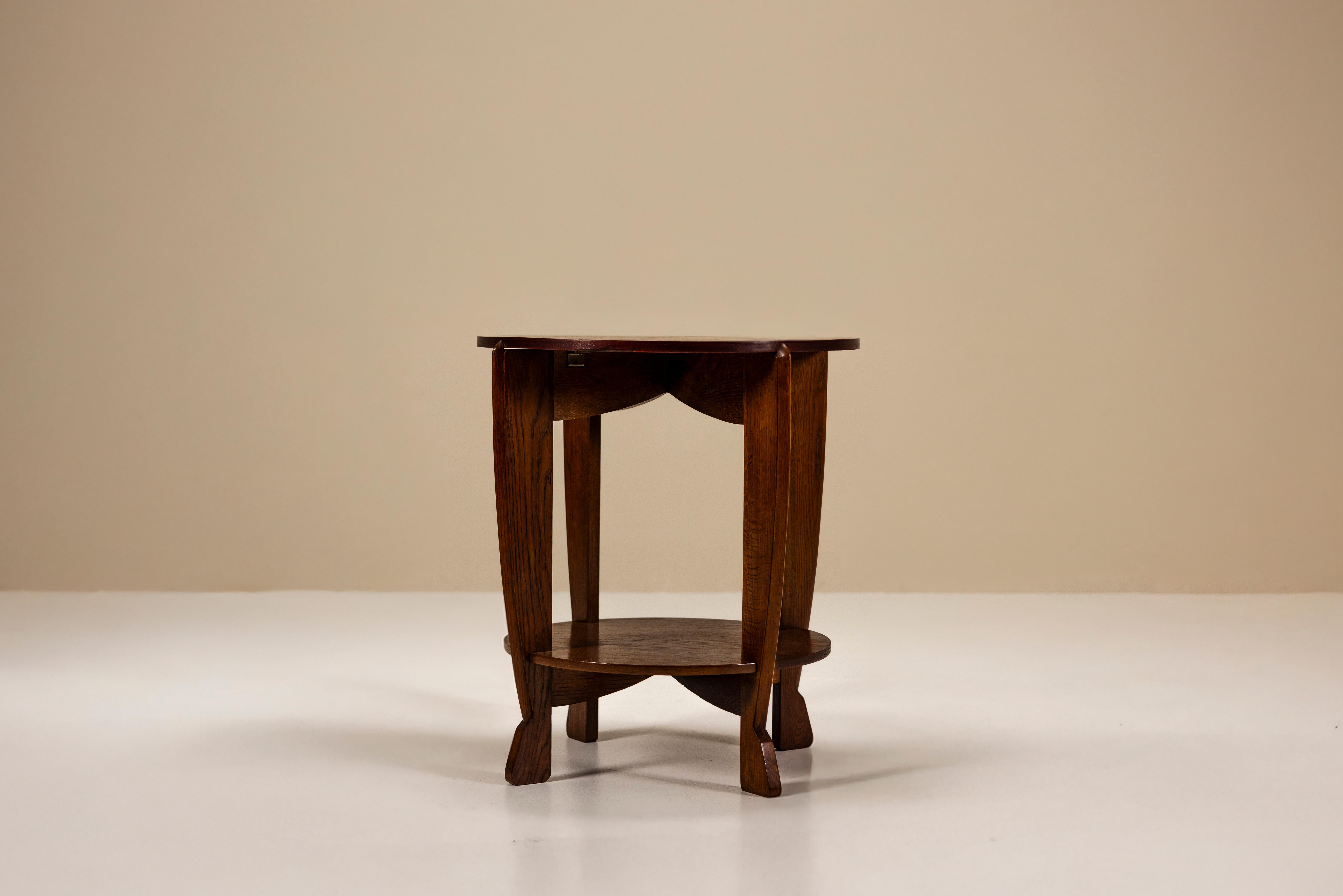 Dutch Art Deco Table for Genneper Molen Model 258 by P.E.L. Izeren In Good Condition For Sale In Hellouw, NL