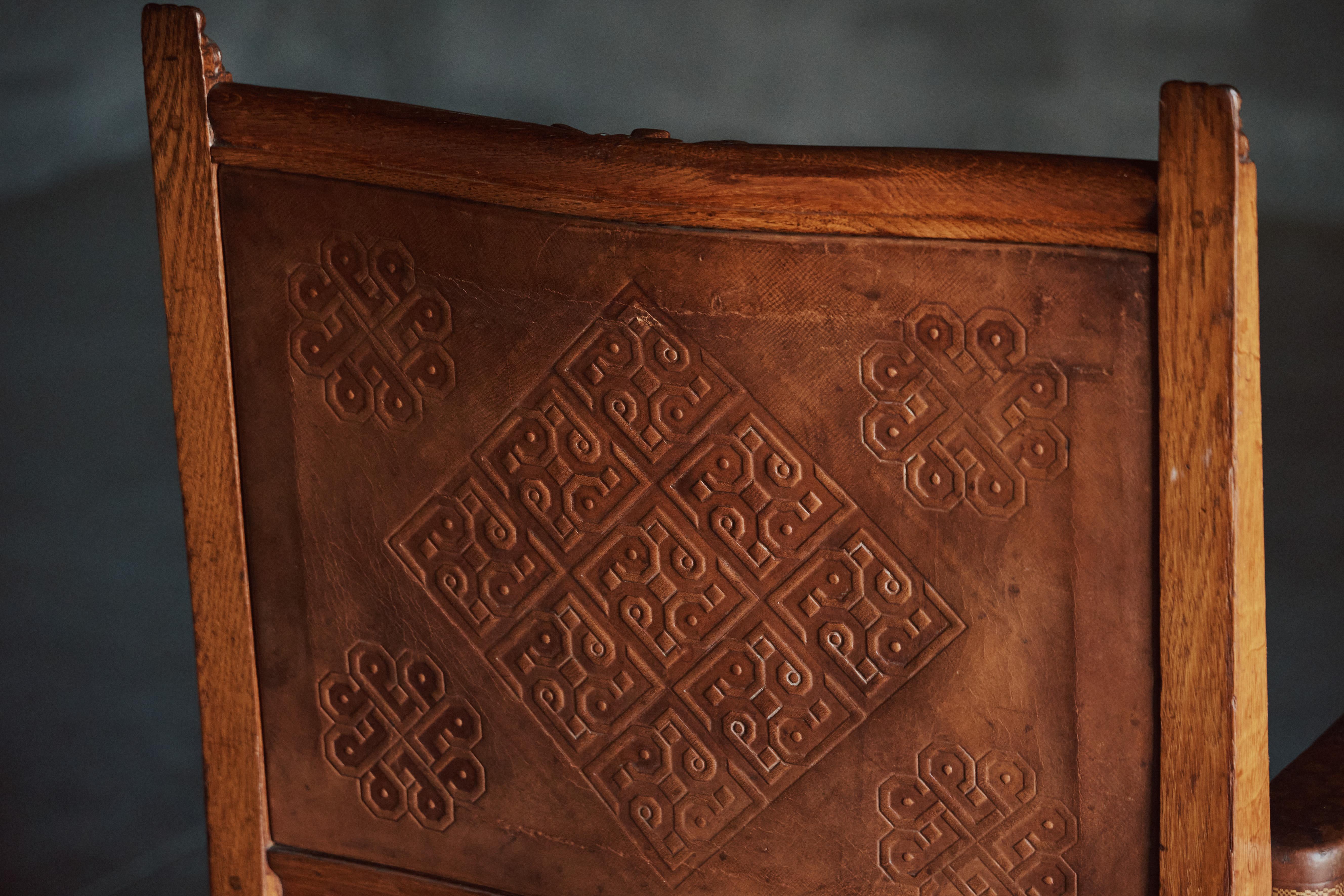 Dutch Art Nouveau Amsterdamse School Armchair by Lion Cachet, 1925 For Sale 2