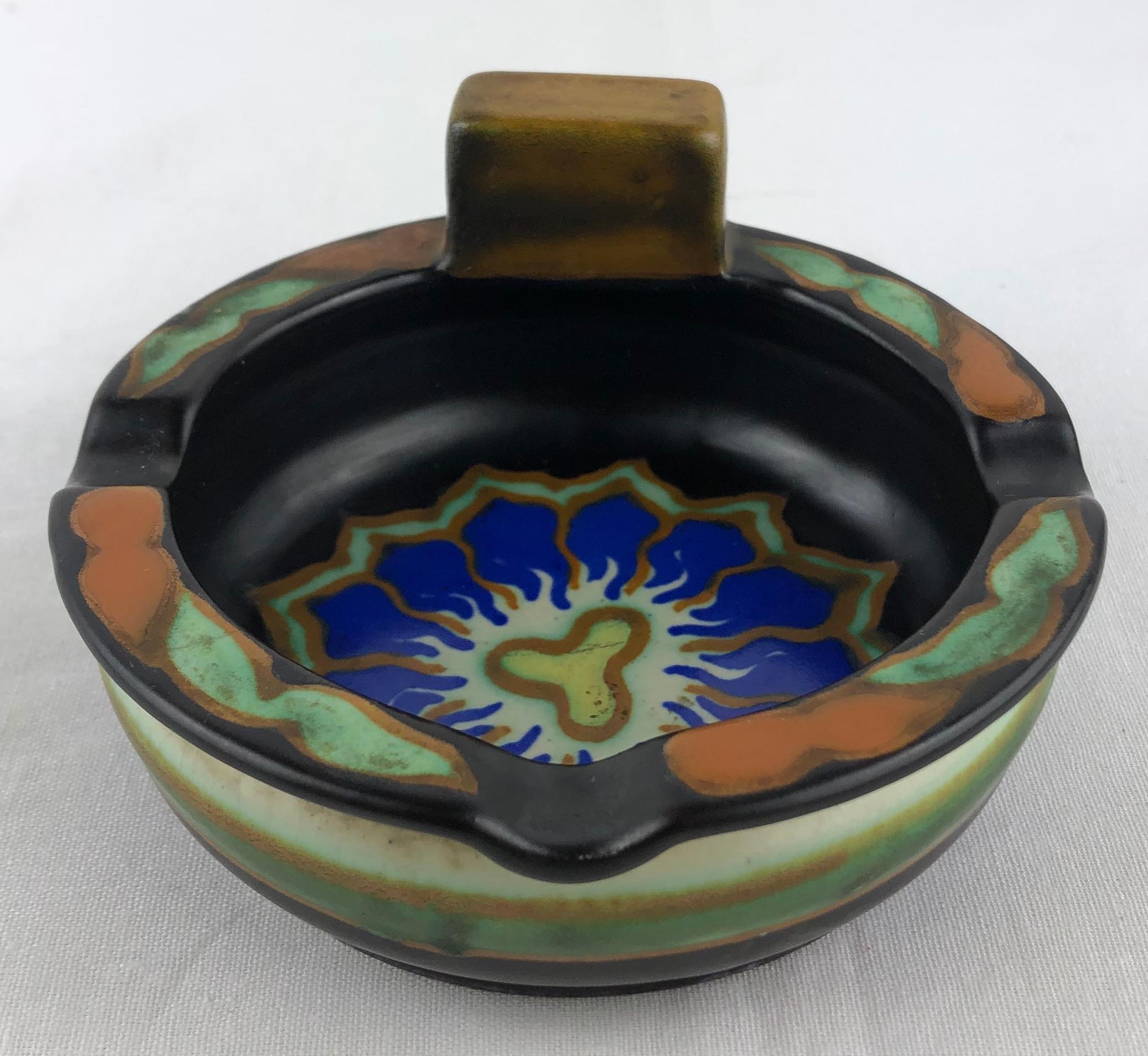20th Century Ceramic Ashtray or Key Holder/Vide Poche Dutch Art Nouveau For Sale