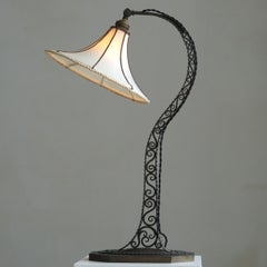 Dutch Arts & Crafts/Amsterdam School Table Lamp, 1920s