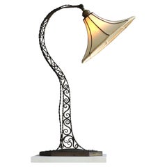 Used Dutch Arts & Crafts/Amsterdam School Table Lamp, 1920s